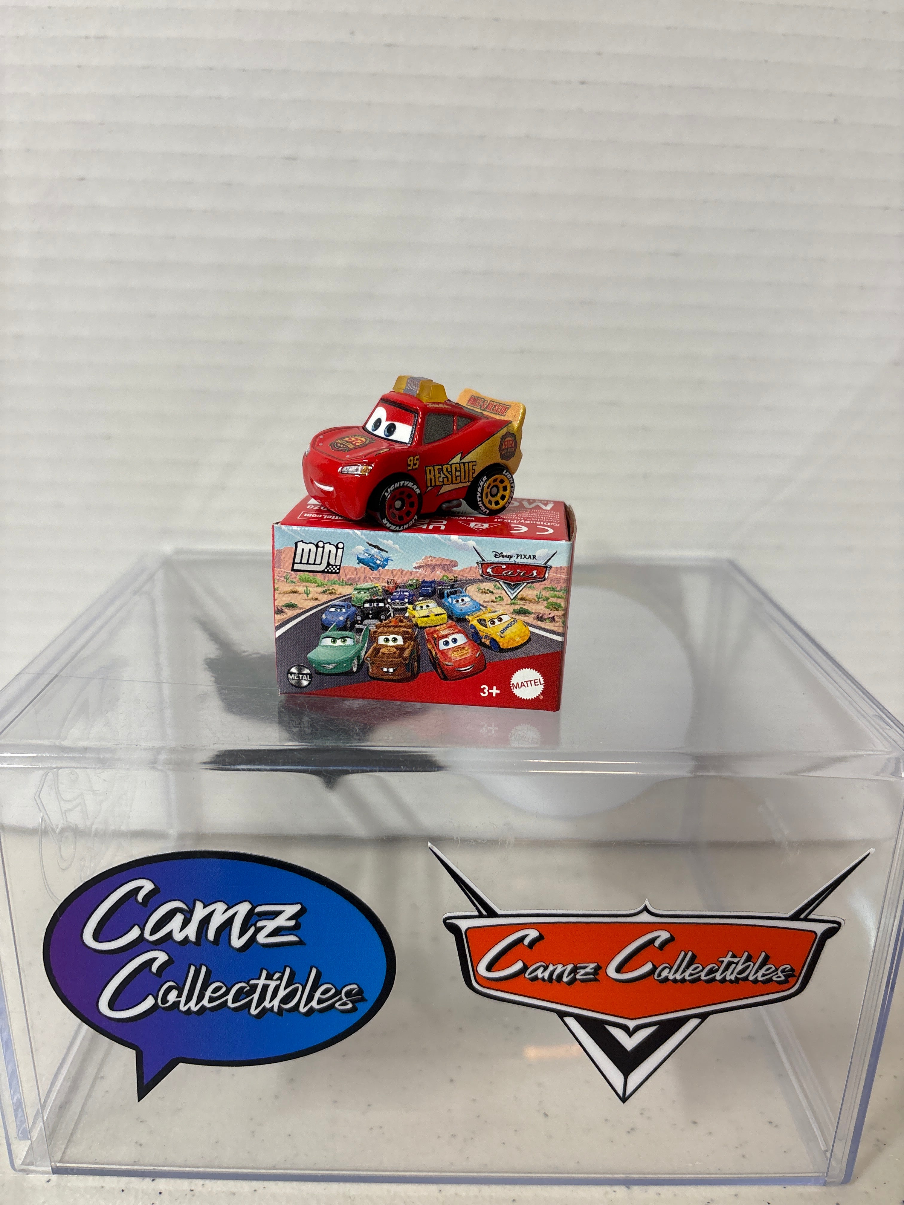 Disney Pixar Cars 2025 Mini Series 1 Race & Rescue Lightning McQueen (#3)