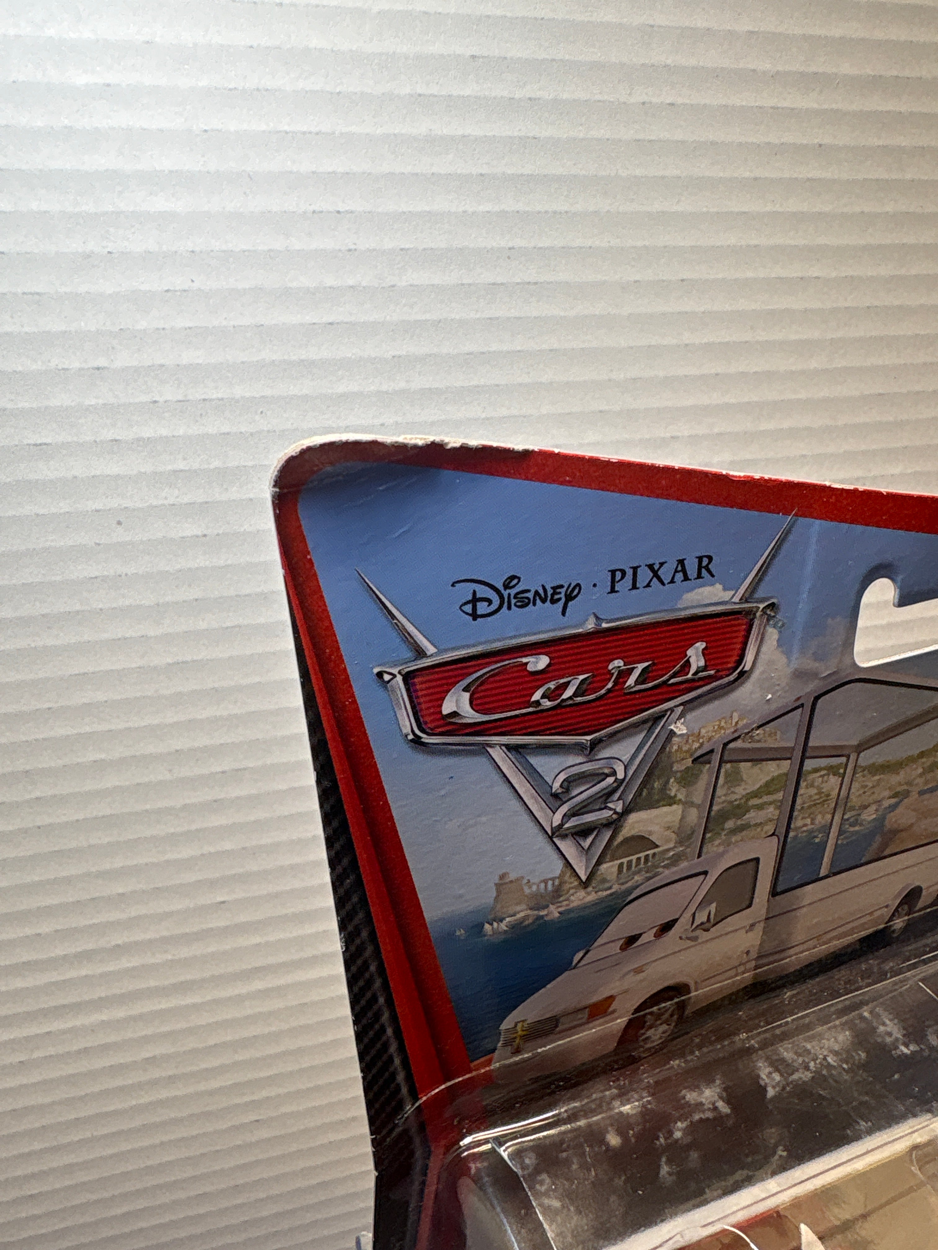 Disney Pixar Cars The PopeMobile - loose blister and corner dings