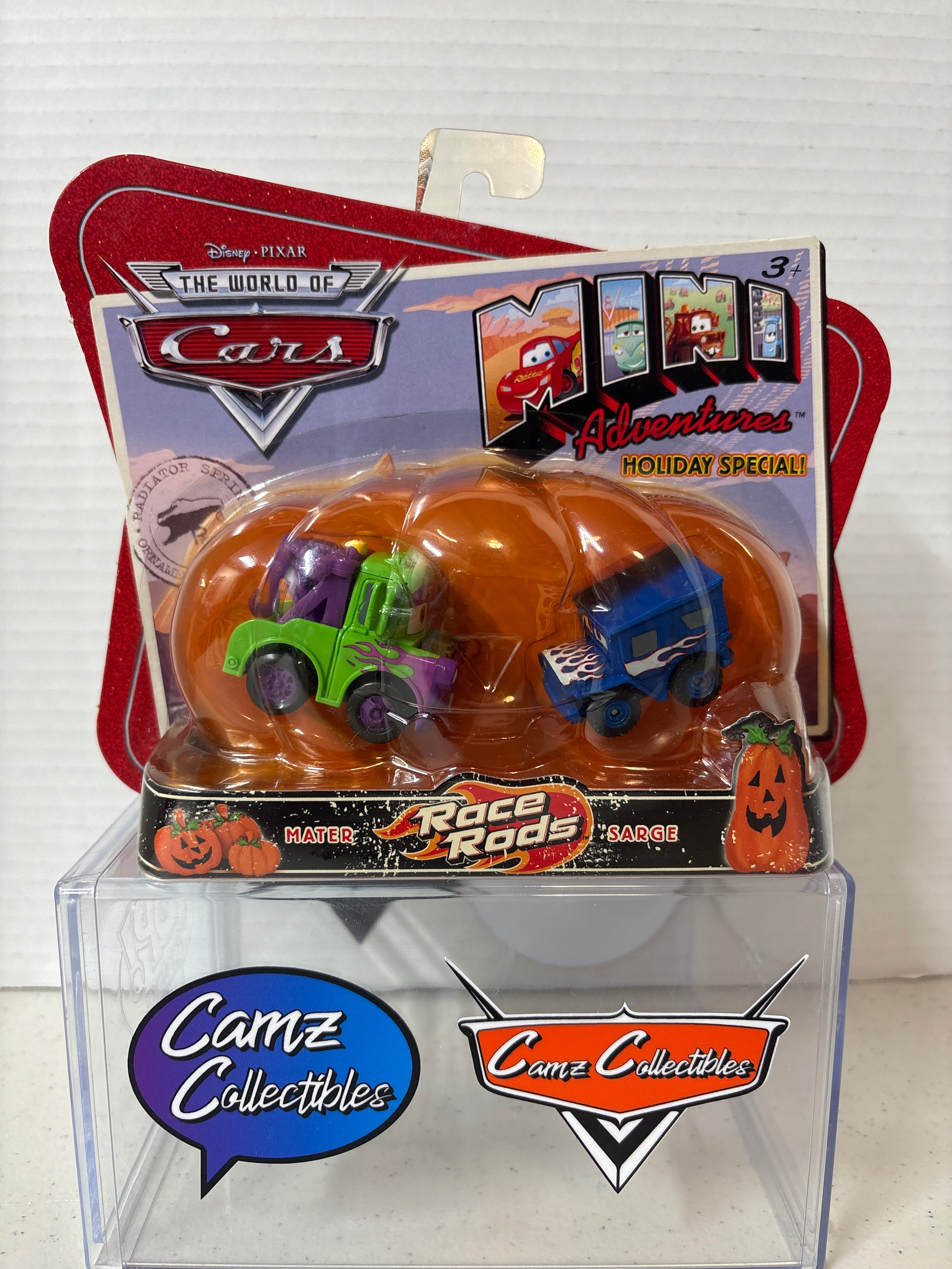 Disney Pixar Cars Mini Adventures Race Rods Mater & Sarge (Holiday Special)
