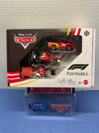 Disney Pixar Cars Formula 1 Special Edition Lightning McQueen, Francesco Bernoulli and Alex Machino