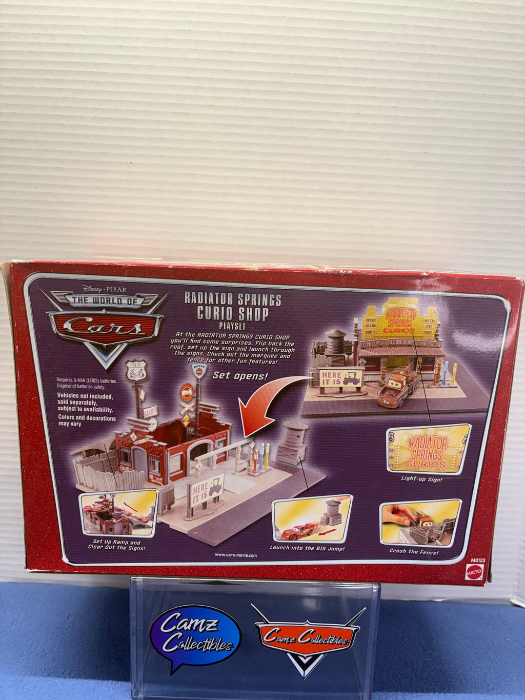 Disney Pixar Cars World of Cars Radiator Springs Curio Shop Toys R Us Exclusive Playset (sealed)