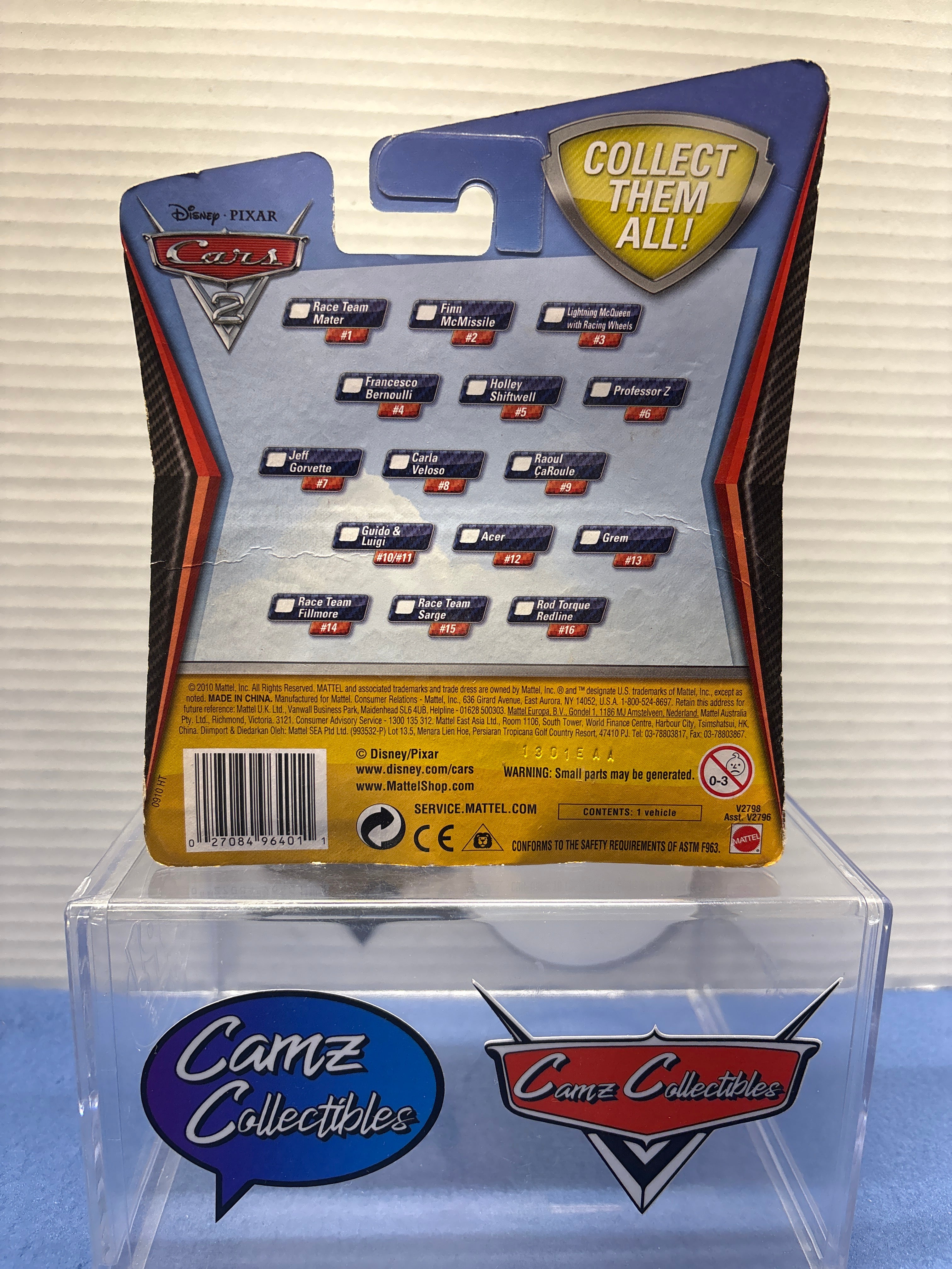 Disney Pixar Cars 2 Race Team Mater
