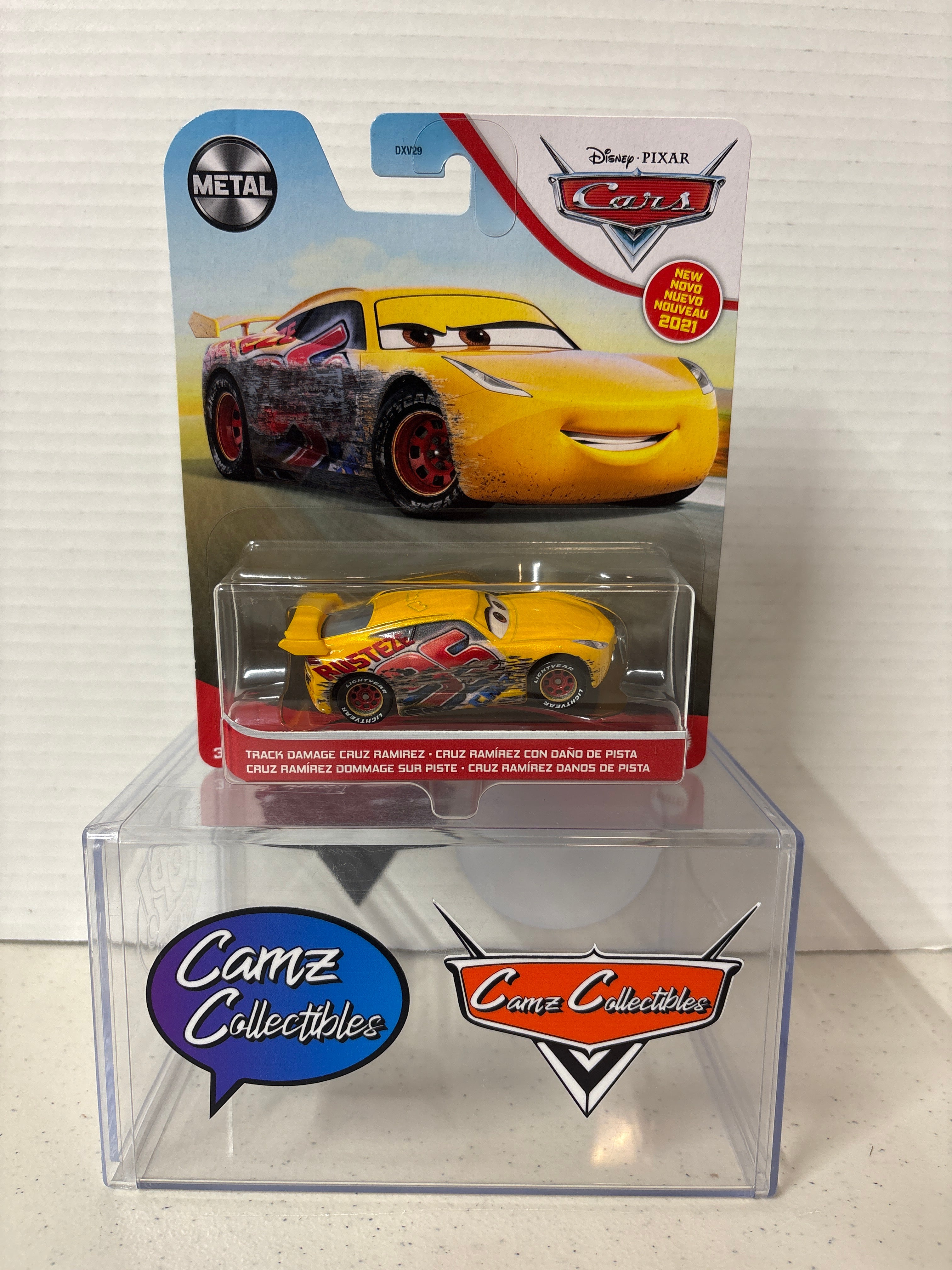 Disney Pixar Cars Track Damage Cruz Ramirez 2021 Metal Card