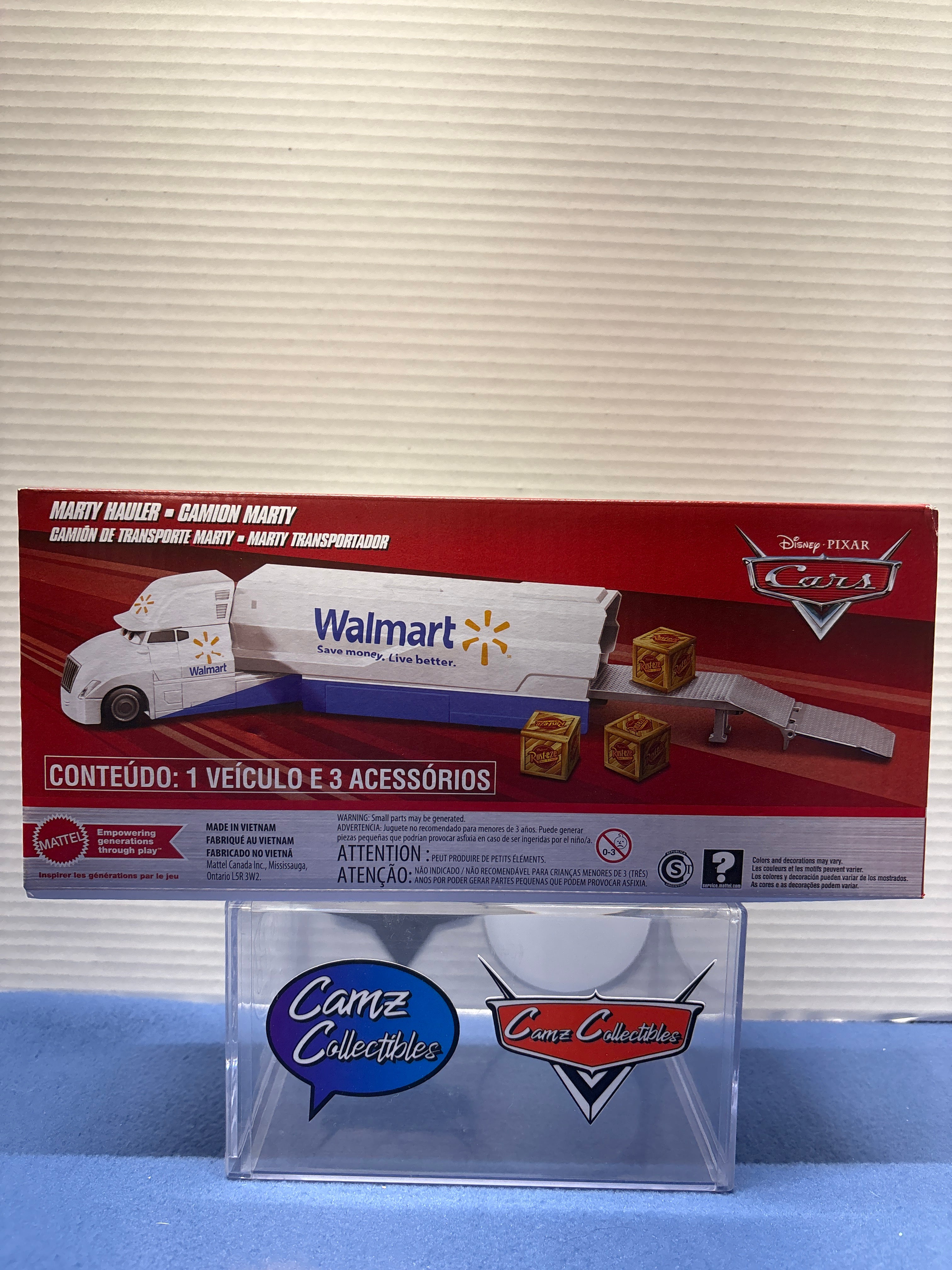 Disney Pixar Cars Marty Walmart Hauler 2022 re release