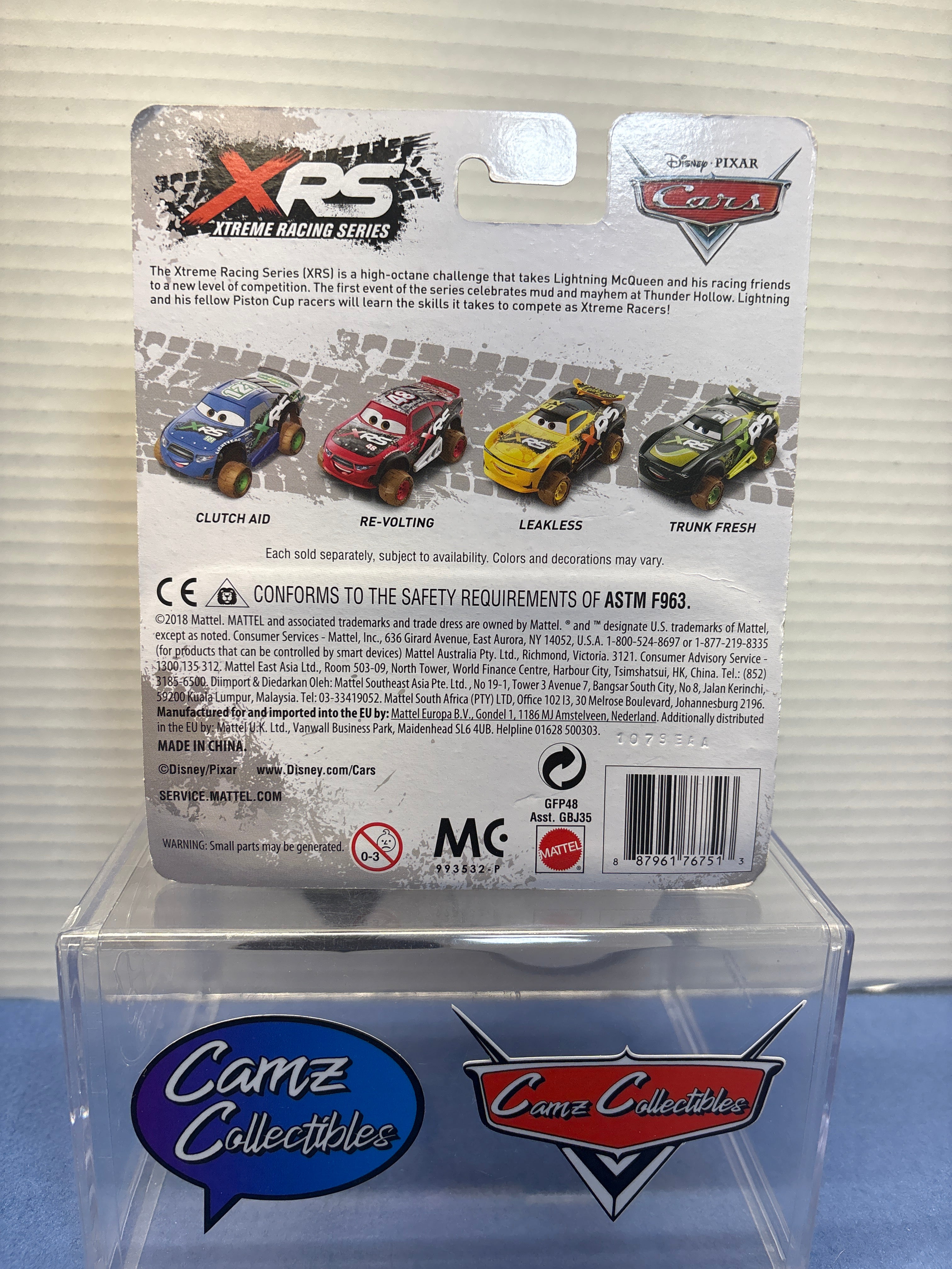 Disney Pixar Cars XRS Mud Racing Leakless with real suspension