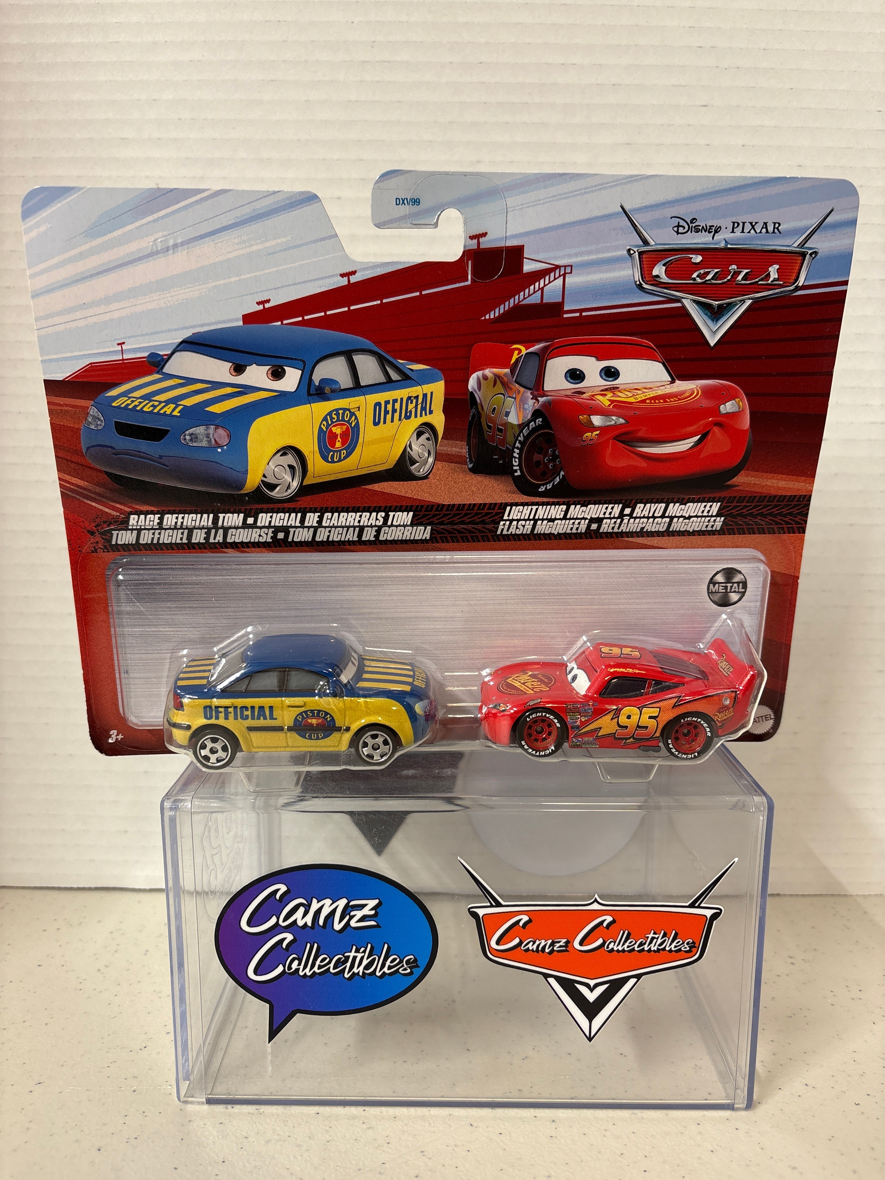 Disney Pixar Cars 2-pack Race Official Tom & Lightning McQueen