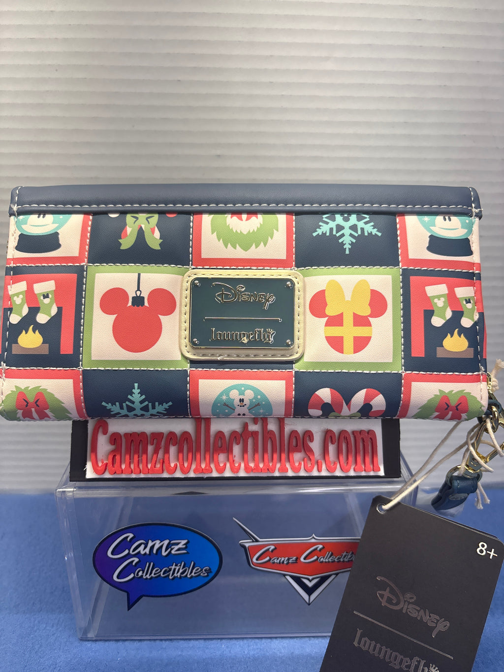 Disney Mickey & Minnie Holiday Flap Wallet Loungefly