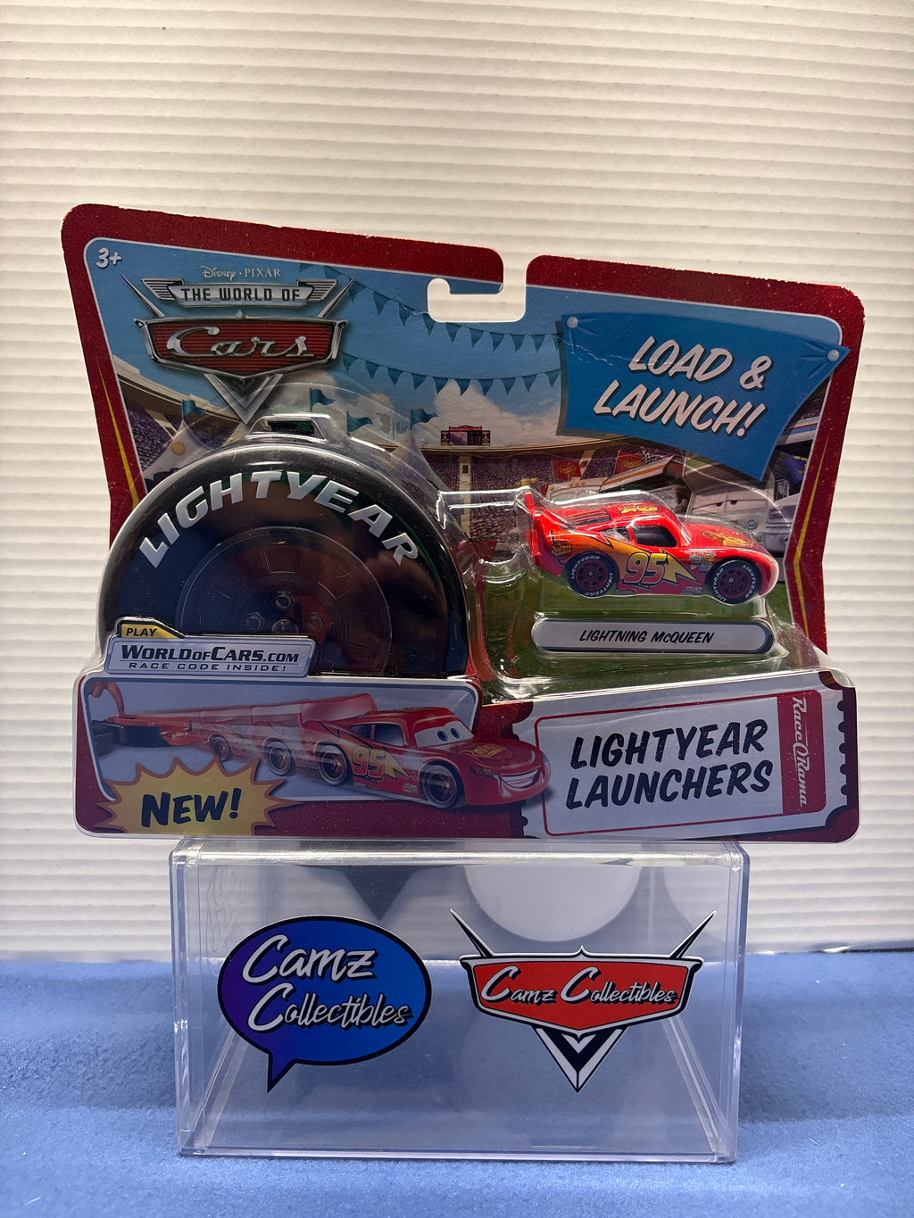 Disney Pixar Cars World of Cars Lightyear Launchers Lightning McQueen