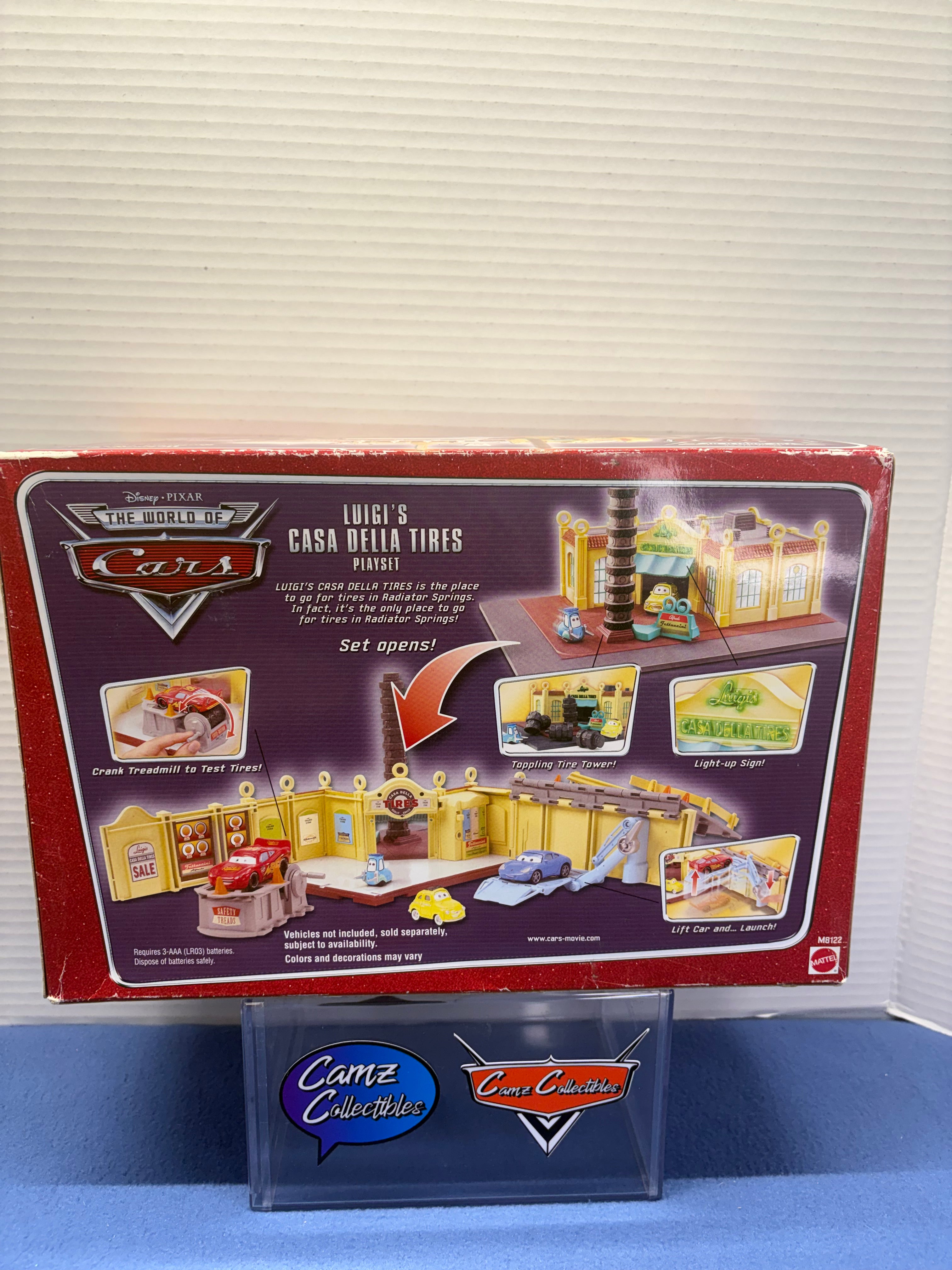 Disney Pixar Cars World of Cars Luigi's Casa Della Tires Toys R Us Exclusive Playset (sealed)