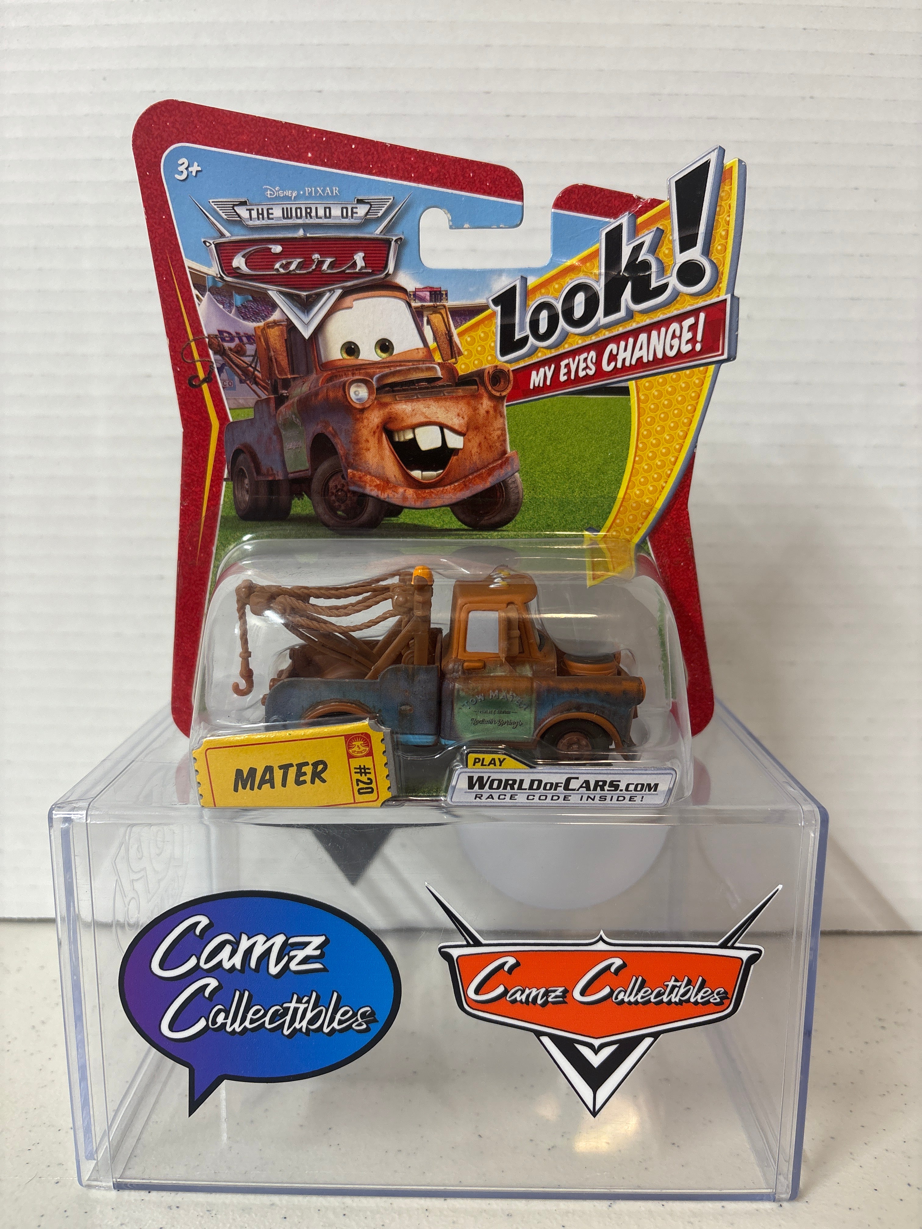 Disney Pixar Cars World of Cars Lenticular Eyes Mater #20