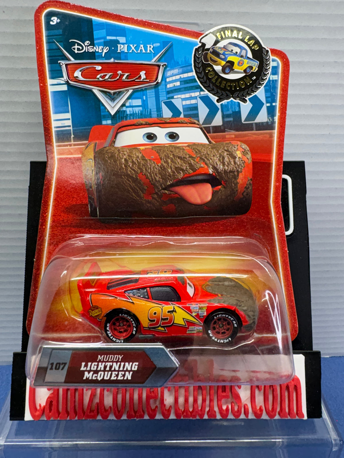 Disney Pixar Cars Final Lap Collection Muddy Lightning McQueen
