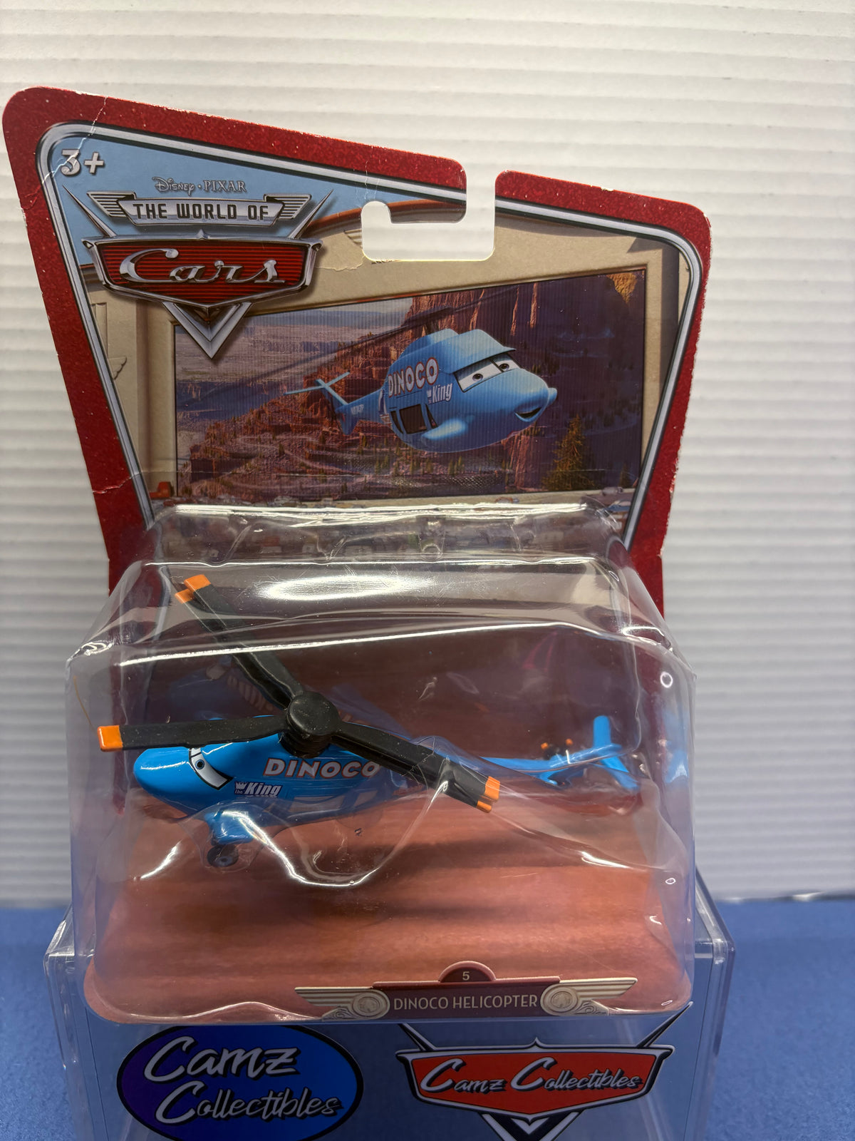 Disney Pixar Cars World of Cars Dinoco Helicopter Deluxe (blister)