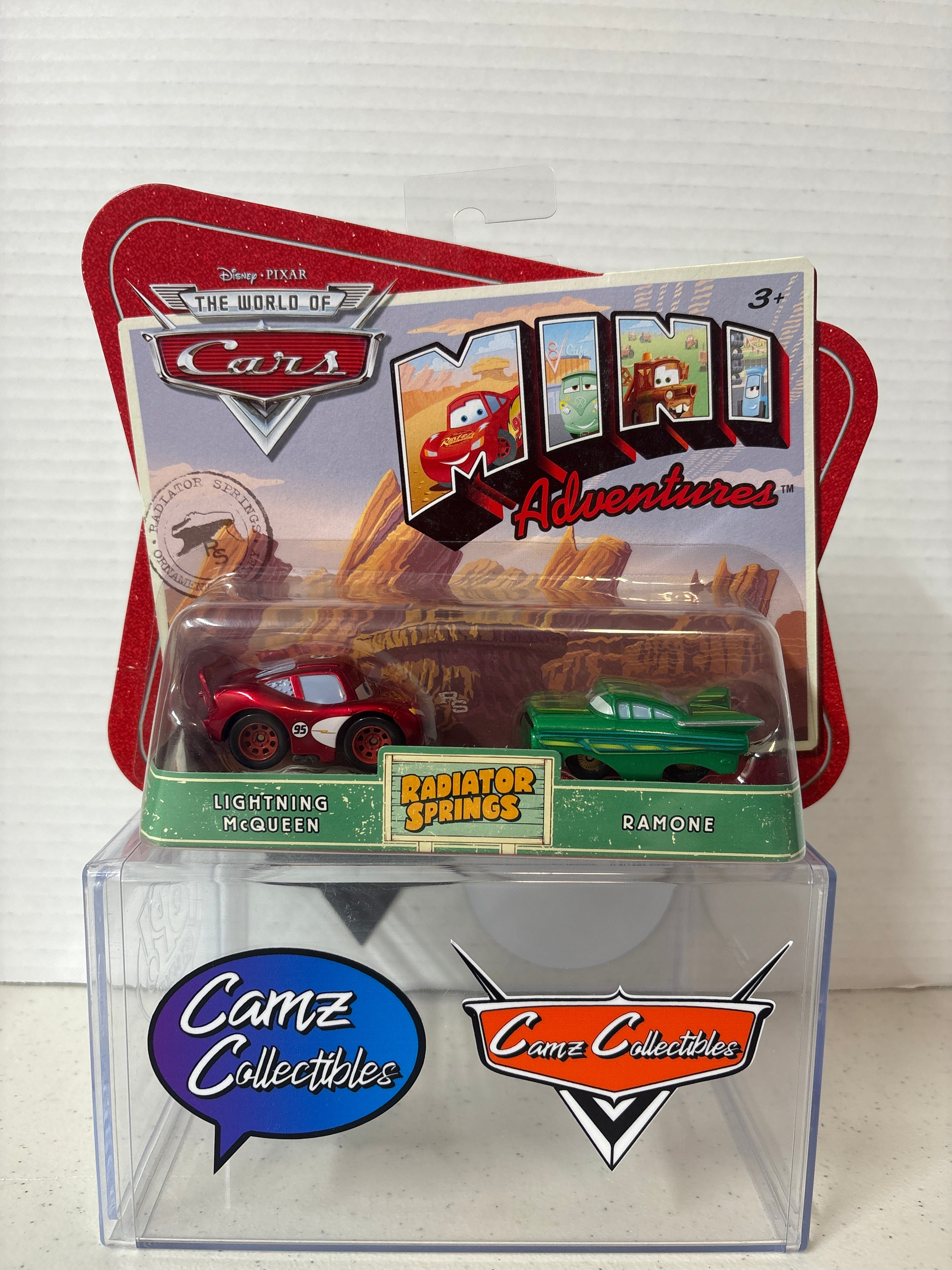 Disney Pixar Cars Mini Adventures Radiator Springs Lightning McQueen & Ramone