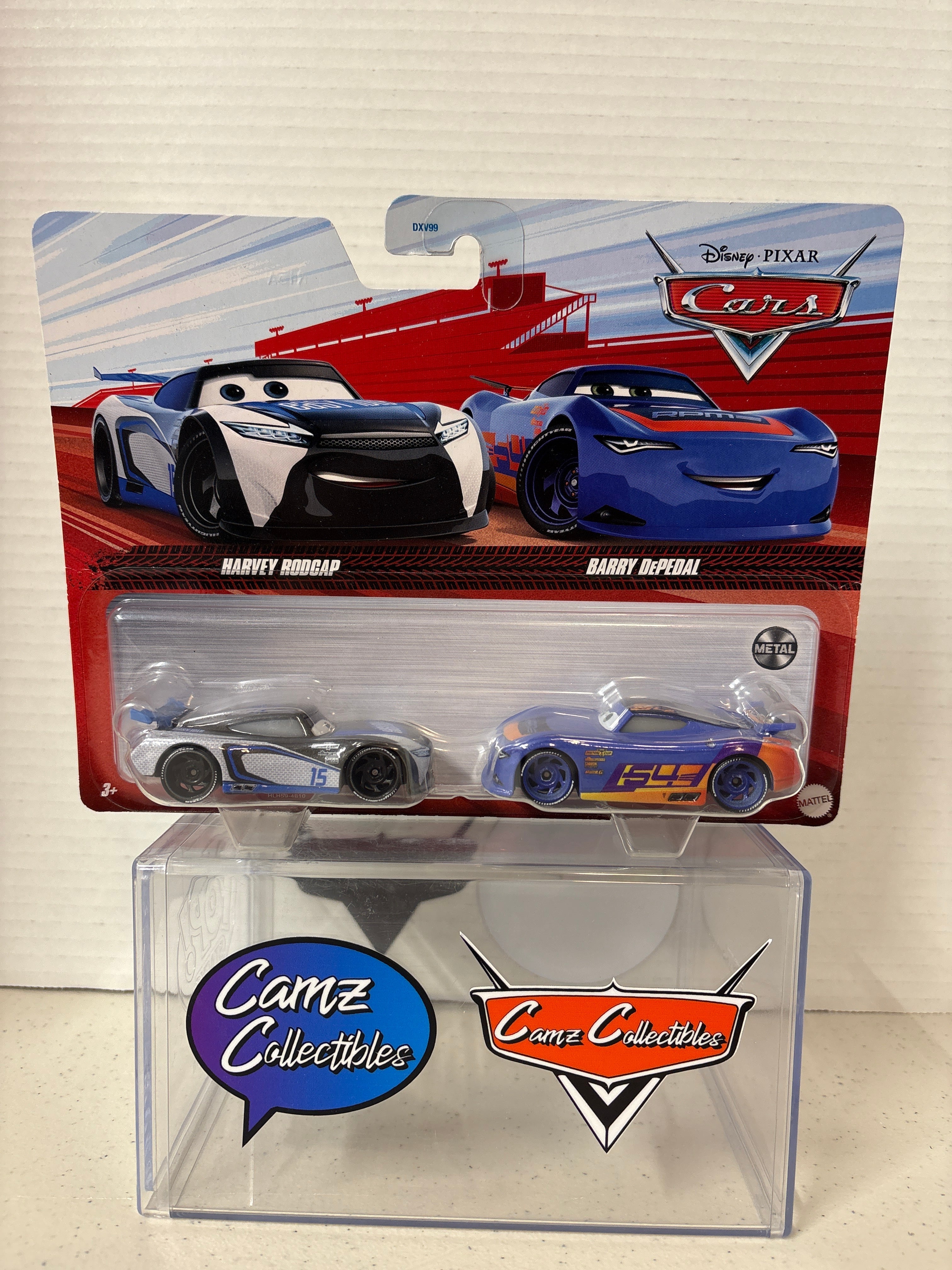 Disney Pixar Cars 2-pack Harvey Rodcap & Barry DePedal