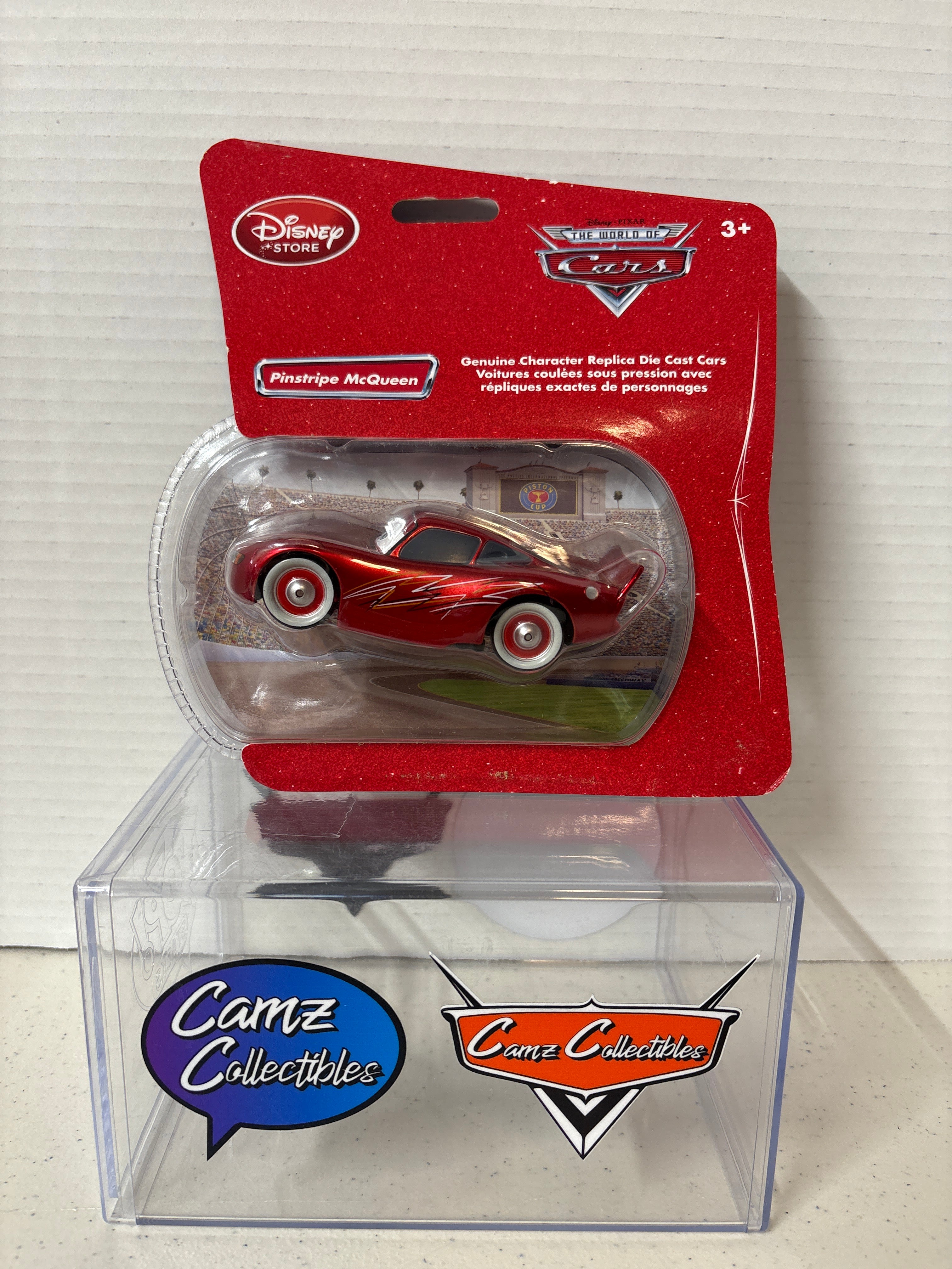 Disney Pixar Cars World of Cars Disney Store Pinstripe McQueen