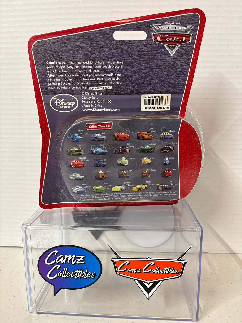 Disney Pixar Cars World of Cars Disney Store Slider Petrolski #74 Sidewall Shine