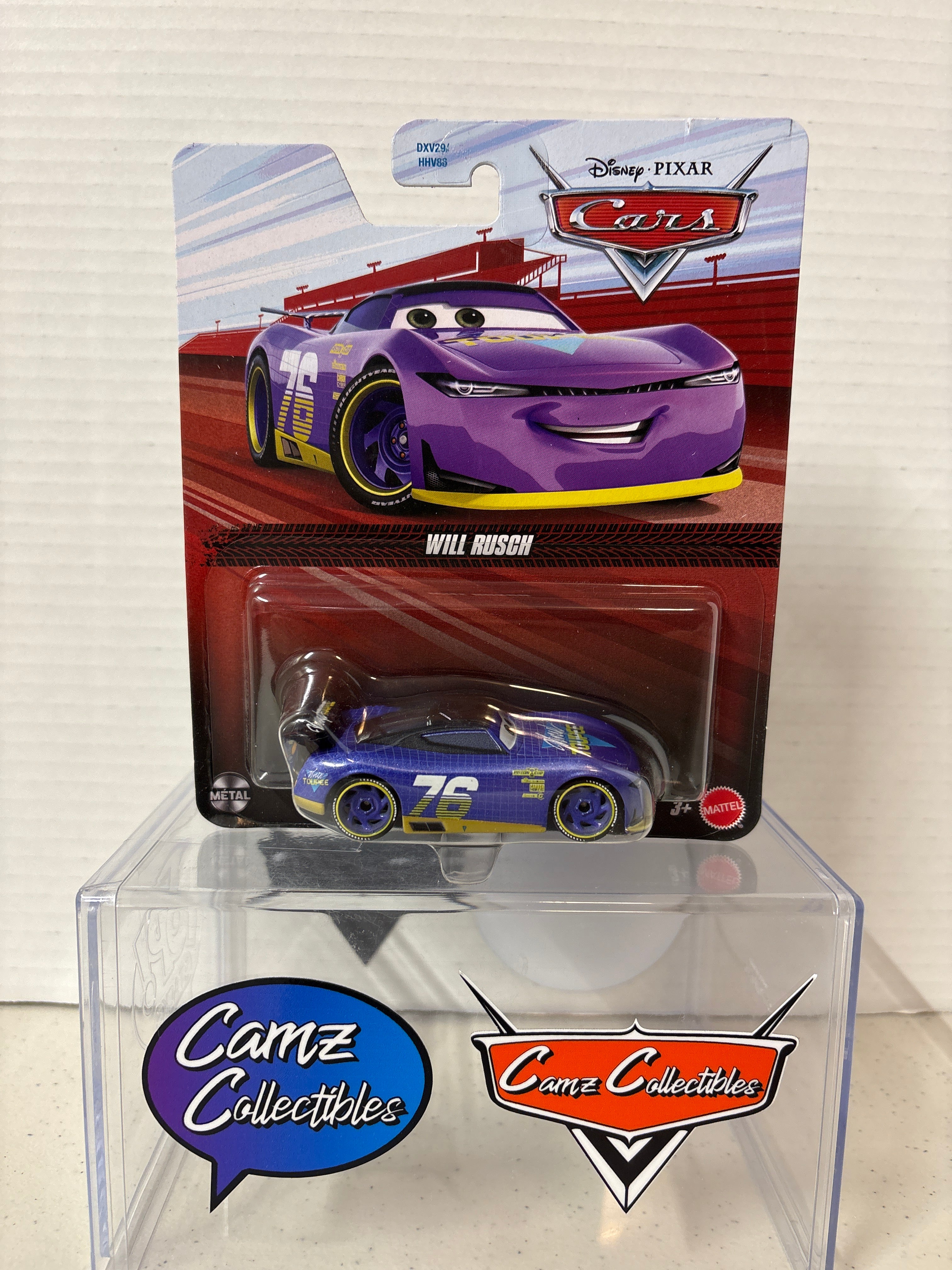 Disney Pixar Cars 2026 case 95FG release on 2021 Metal card Will Rusch Vinyl Toupee