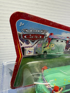 Disney Pixar Cars World of Cars Pit Crew Member Fillmore on short card (card condition)