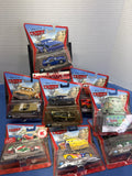 Disney Pixar Cars 2 Bundle of 8 - Rod Torque Redline,  Lightning McQueen, Mel Dorado, Race Team Fillmore, Nigel Gearsley, Jeff Gorvette, Francesco Bernoulli, Lewis Hamilton