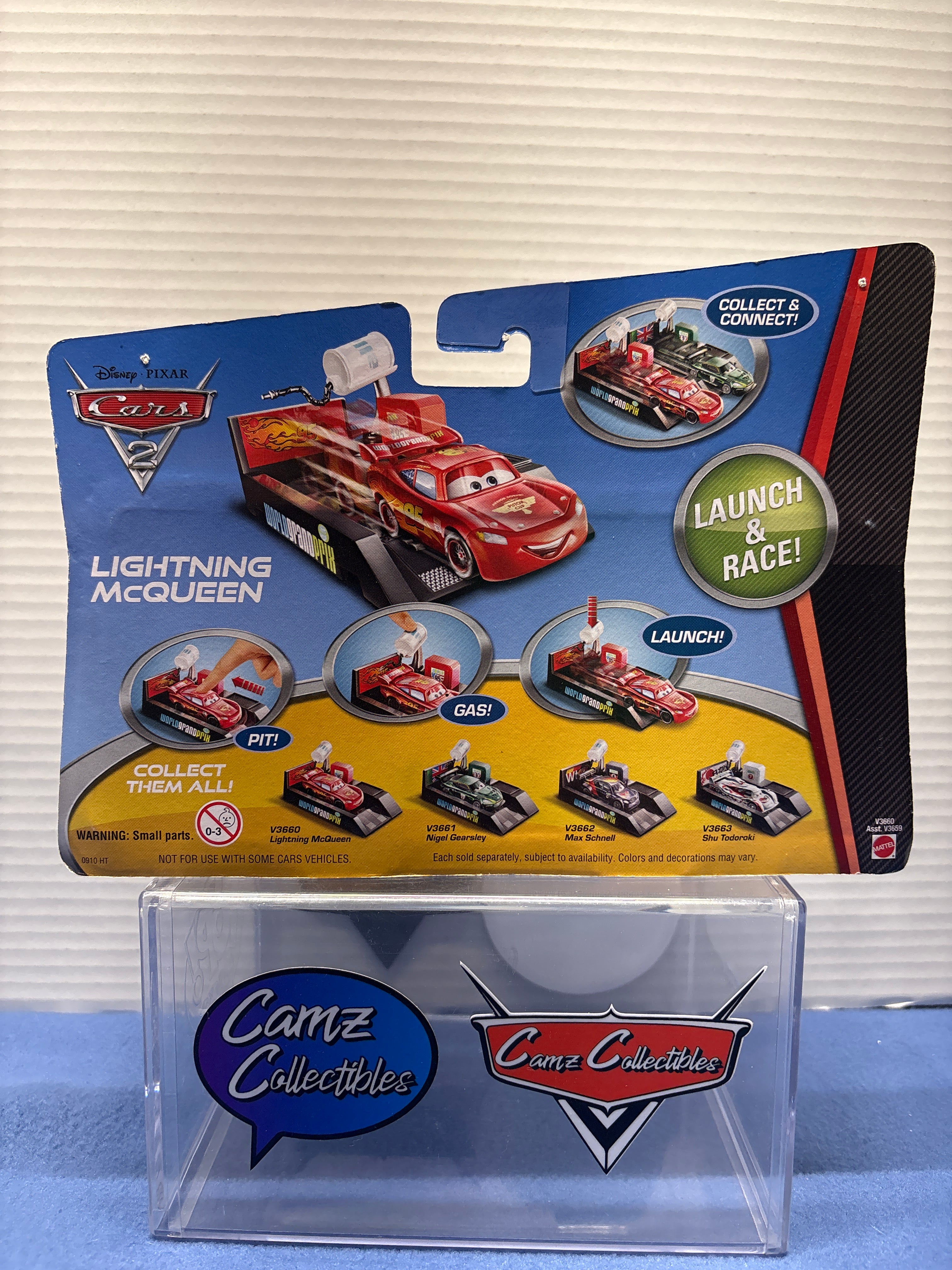 Disney Pixar Cars 2 Launch & Race Lightning McQueen