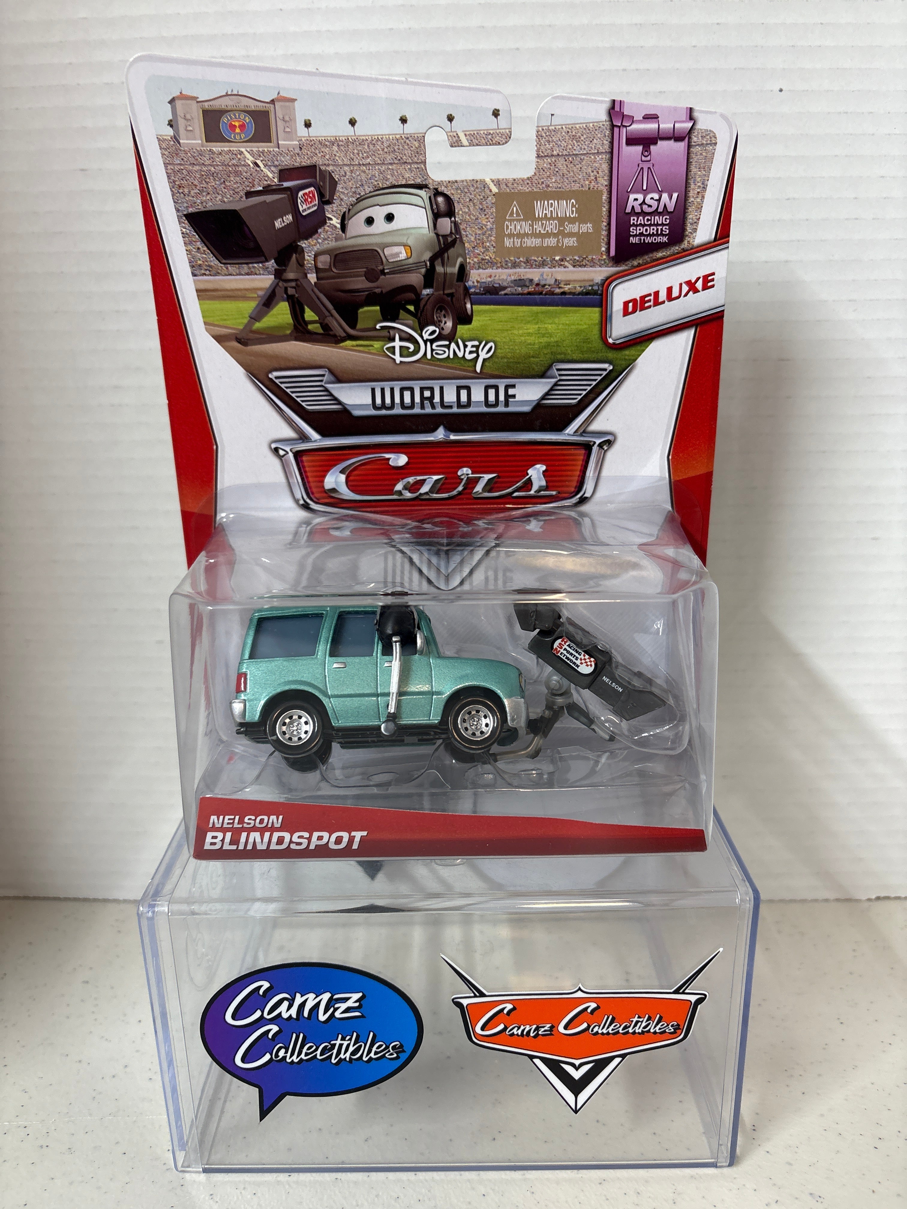 Disney Pixar Cars World of Cars Deluxe Nelson Blindspot RSN