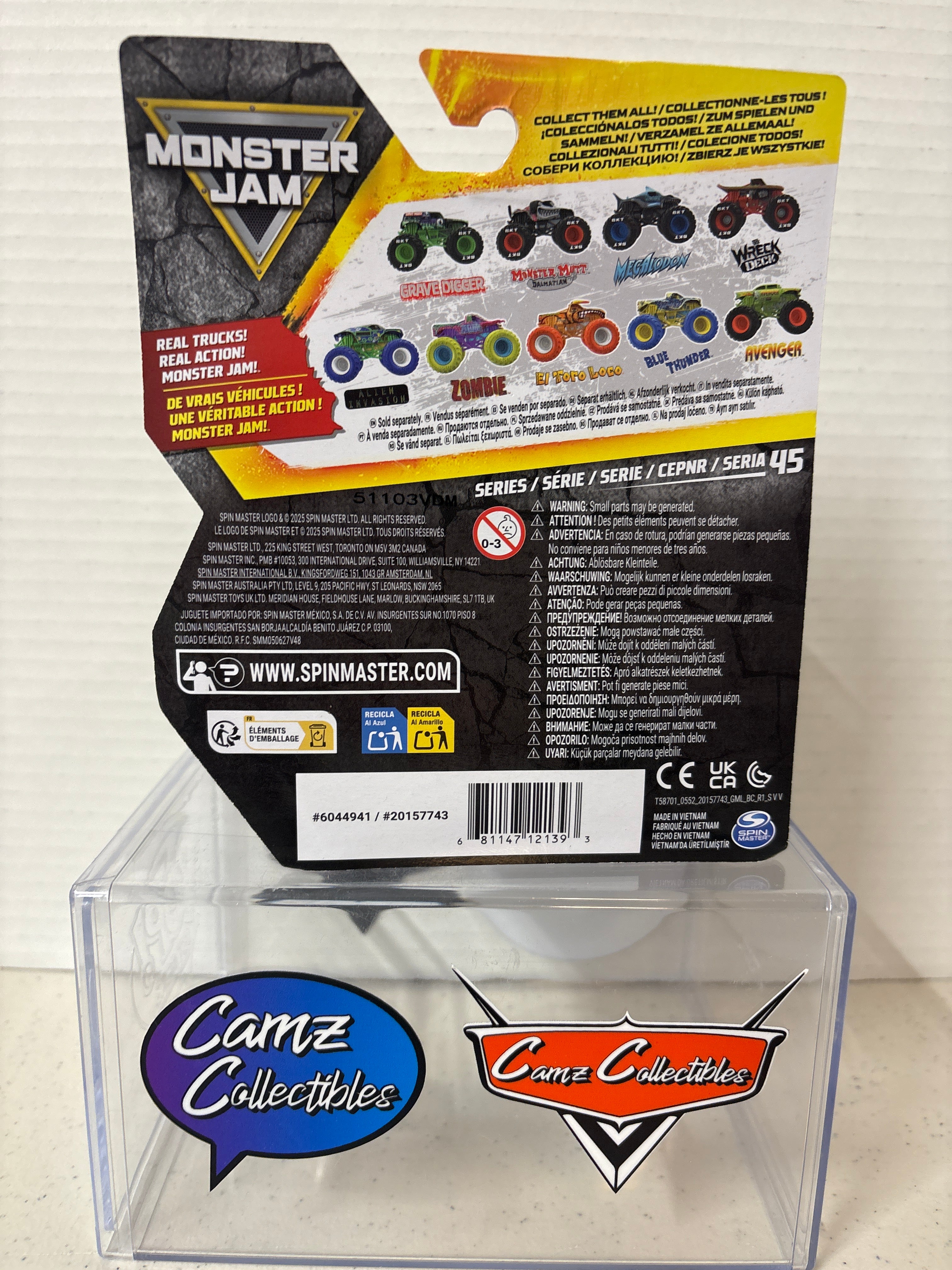 Spinmaster Monster Jam 2026 Dragon Pixel Punks