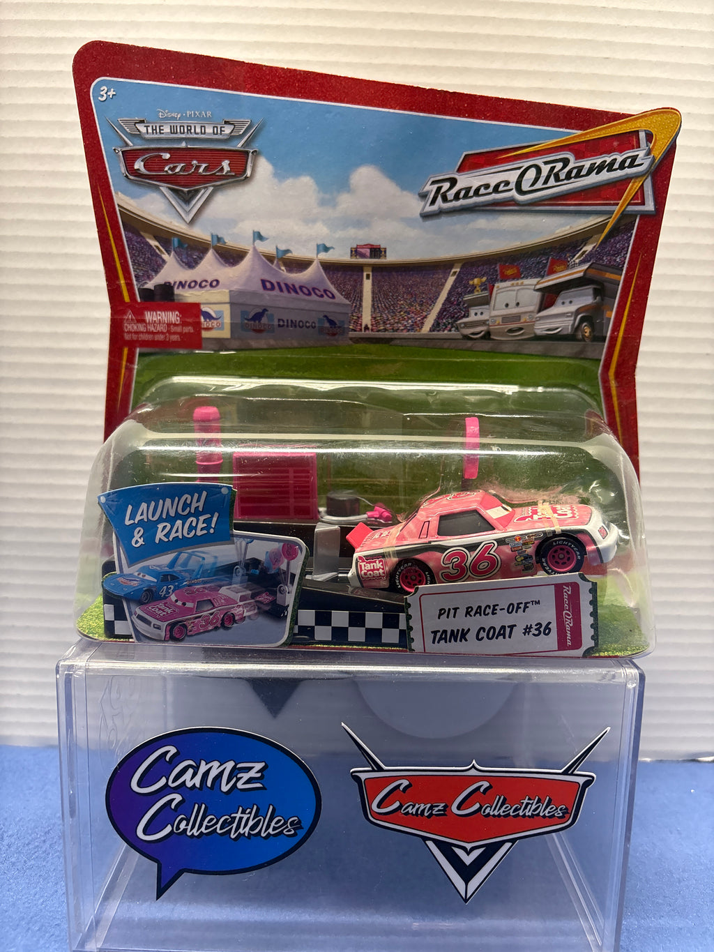 Disney Pixar Cars World of Cars Race o Rama Launch & Race Tank Coat #36