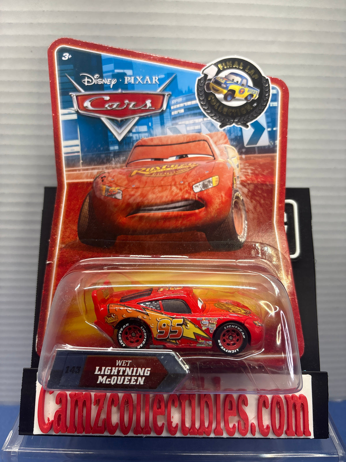 Disney Pixar Cars Final Lap Collection Wet Lightning McQueen 143