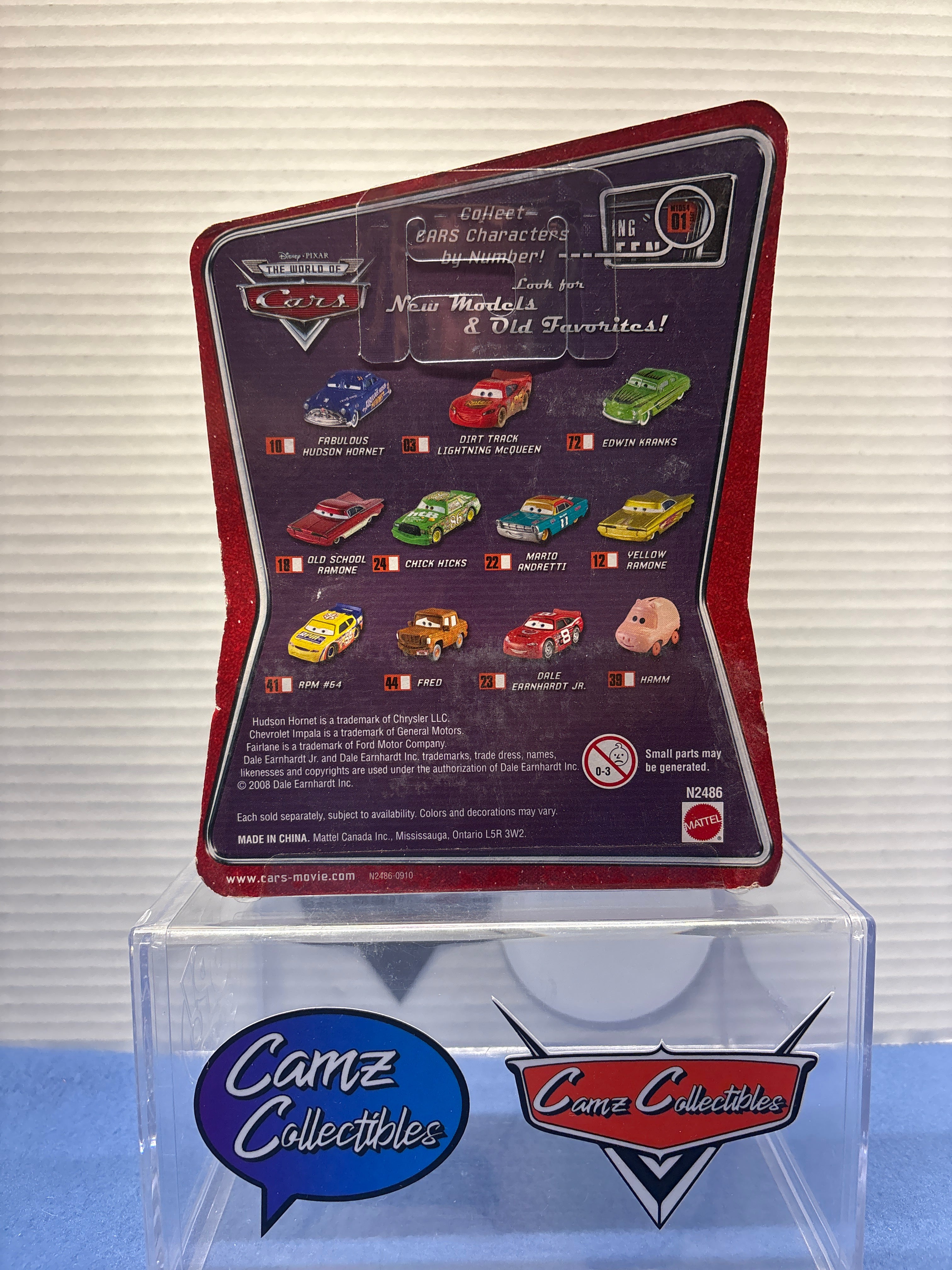 Disney Pixar Cars World of Cars Edwin Kranks #72