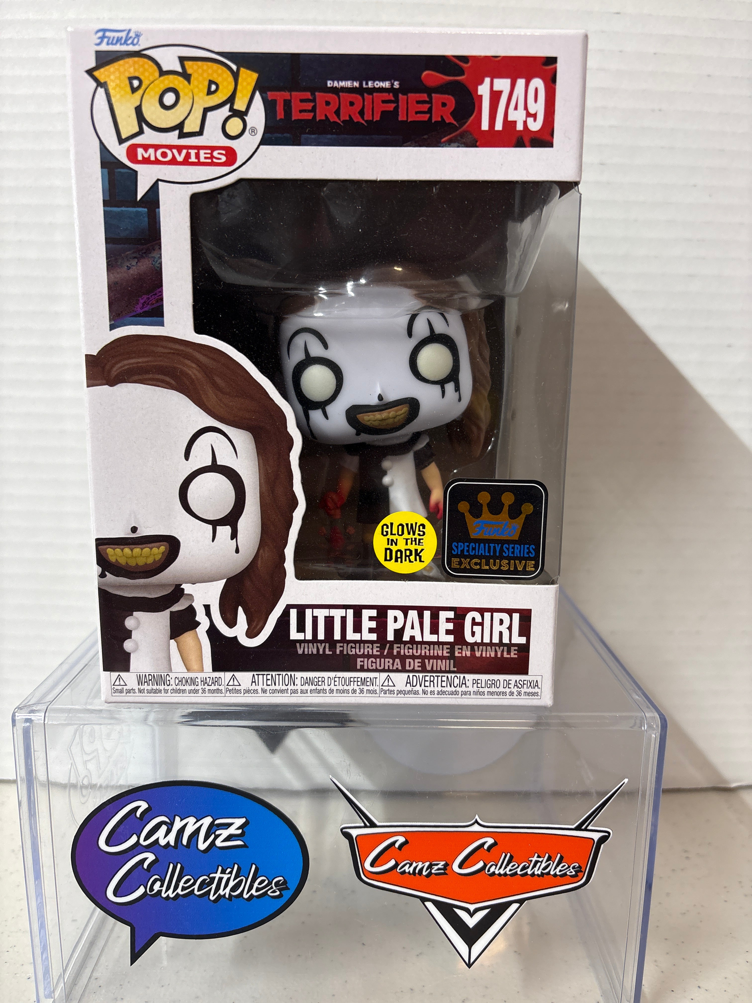Terrifier Little Pale Girl Speciality Series #1749 GITD