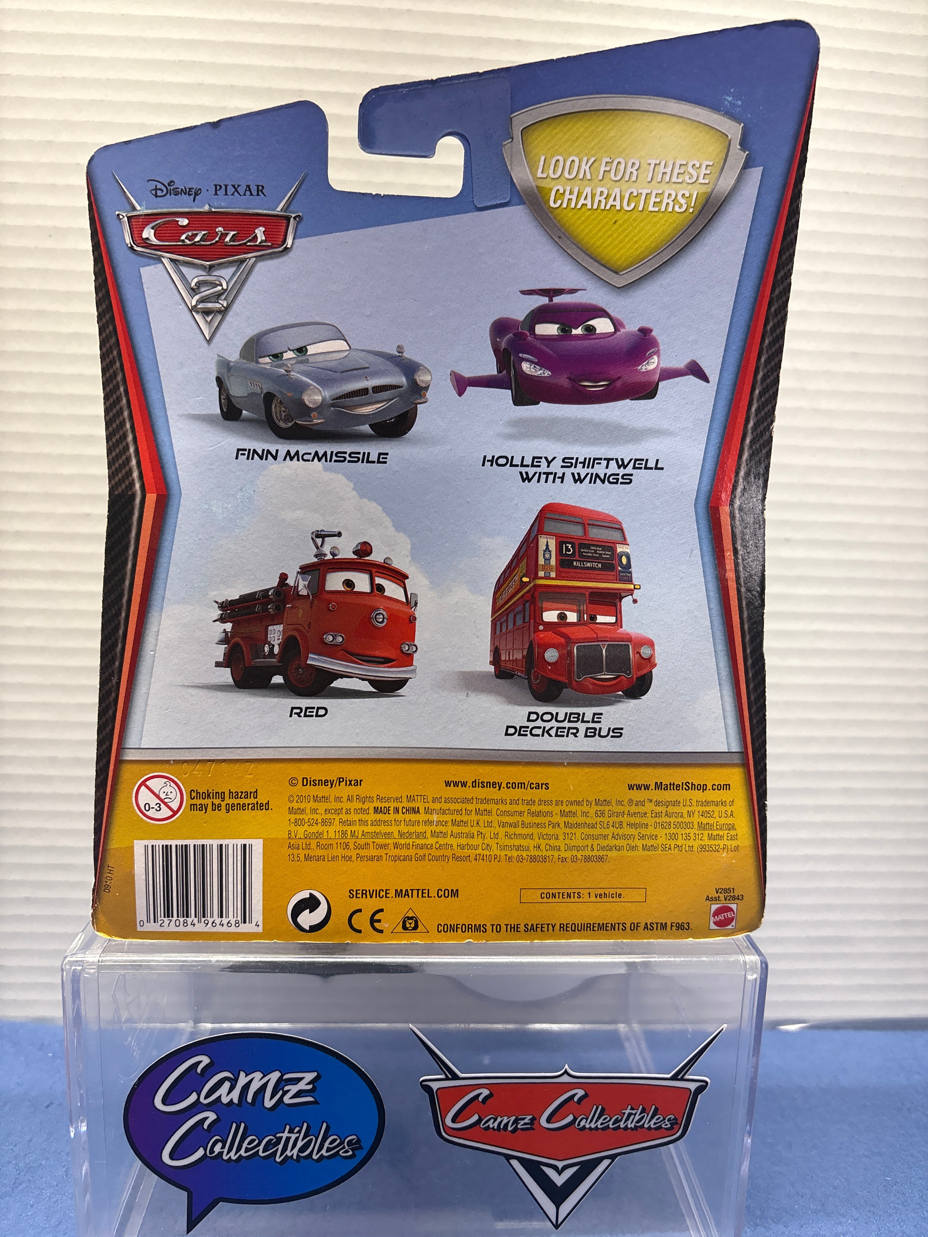 Disney Pixar Cars 2 Deluxe Submarine Finn McMissile