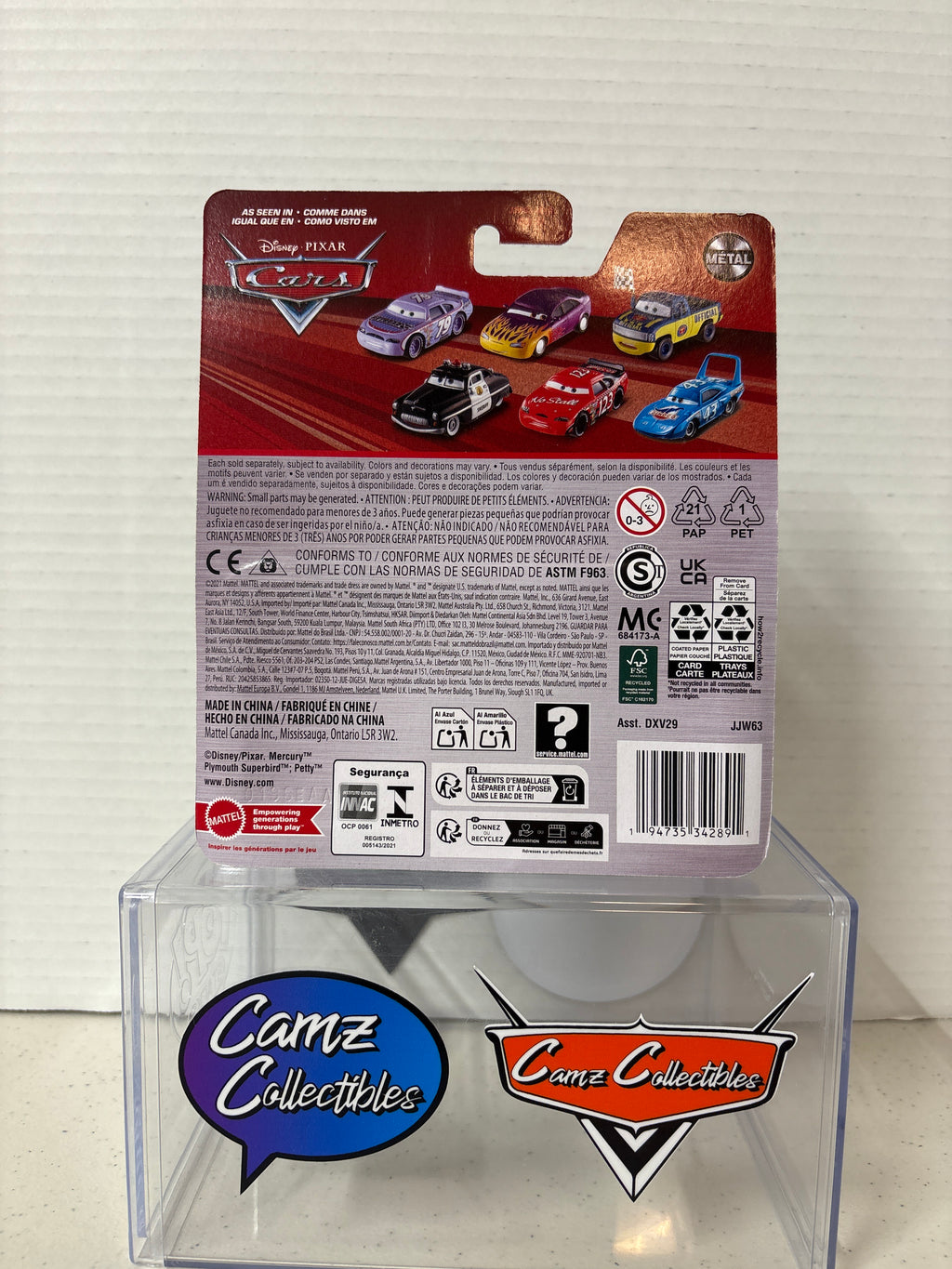 Disney Pixar Cars 2026 case 95FG release on 2021 Metal card Mike 07 VHTF
