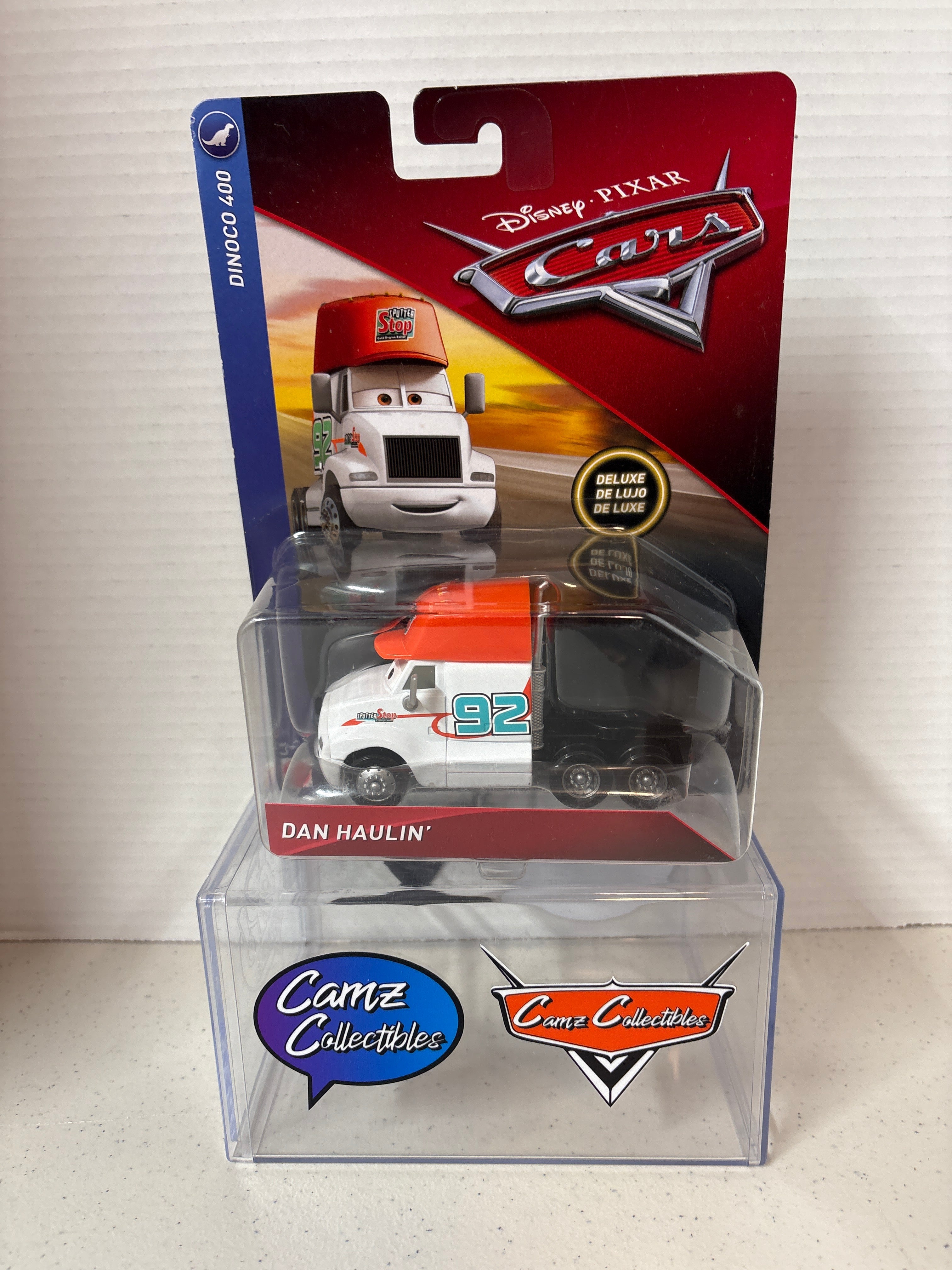 Disney Pixar Cars Dinoco 400 Dan Haulin' Deluxe