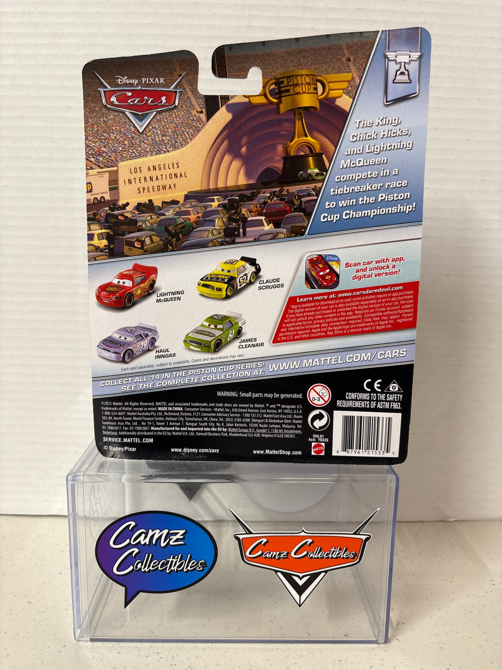 Disney Pixar Cars Deluxe Eric Roadales Piston Cup