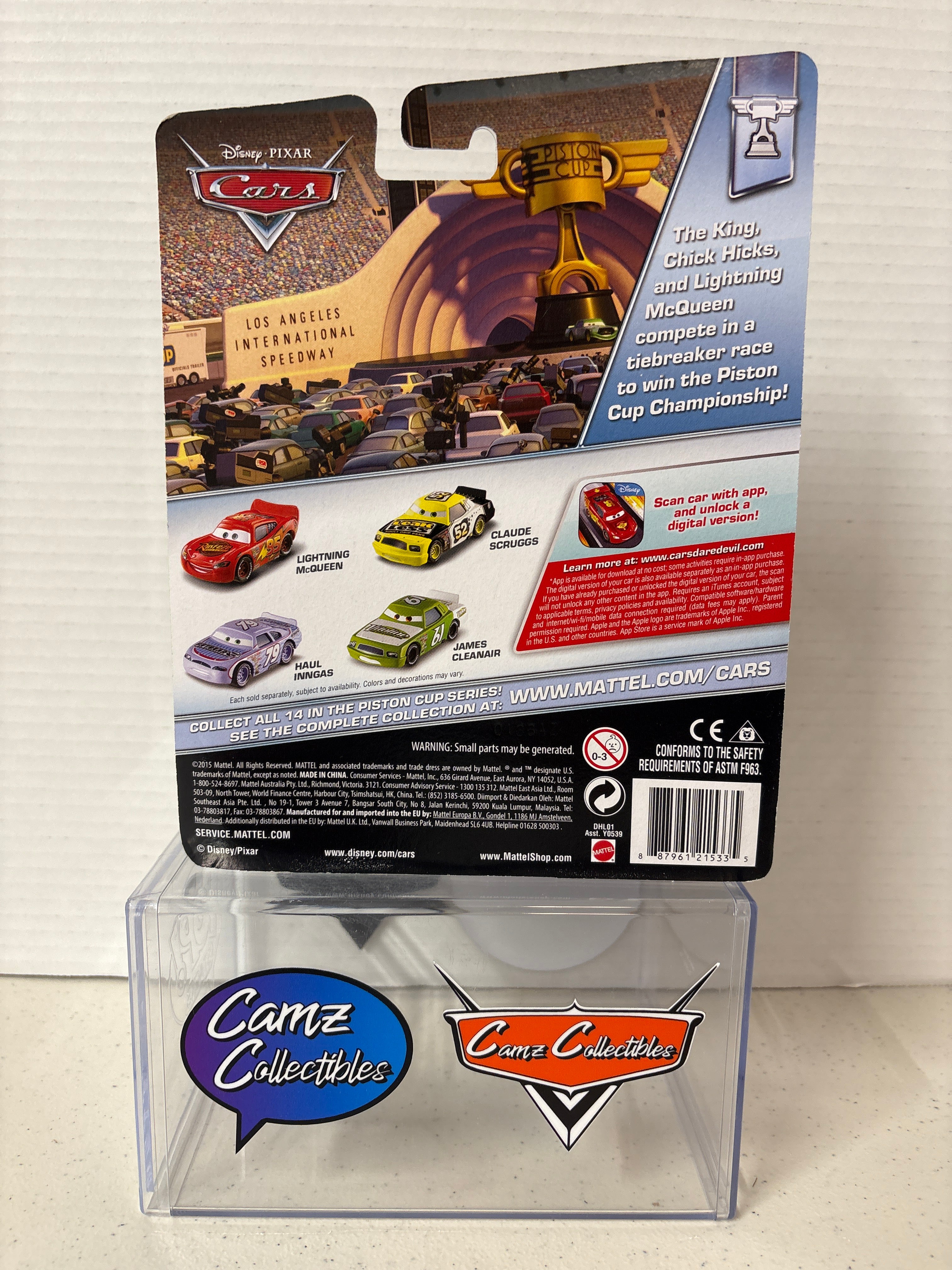 Disney Pixar Cars Deluxe Eric Roadales Piston Cup