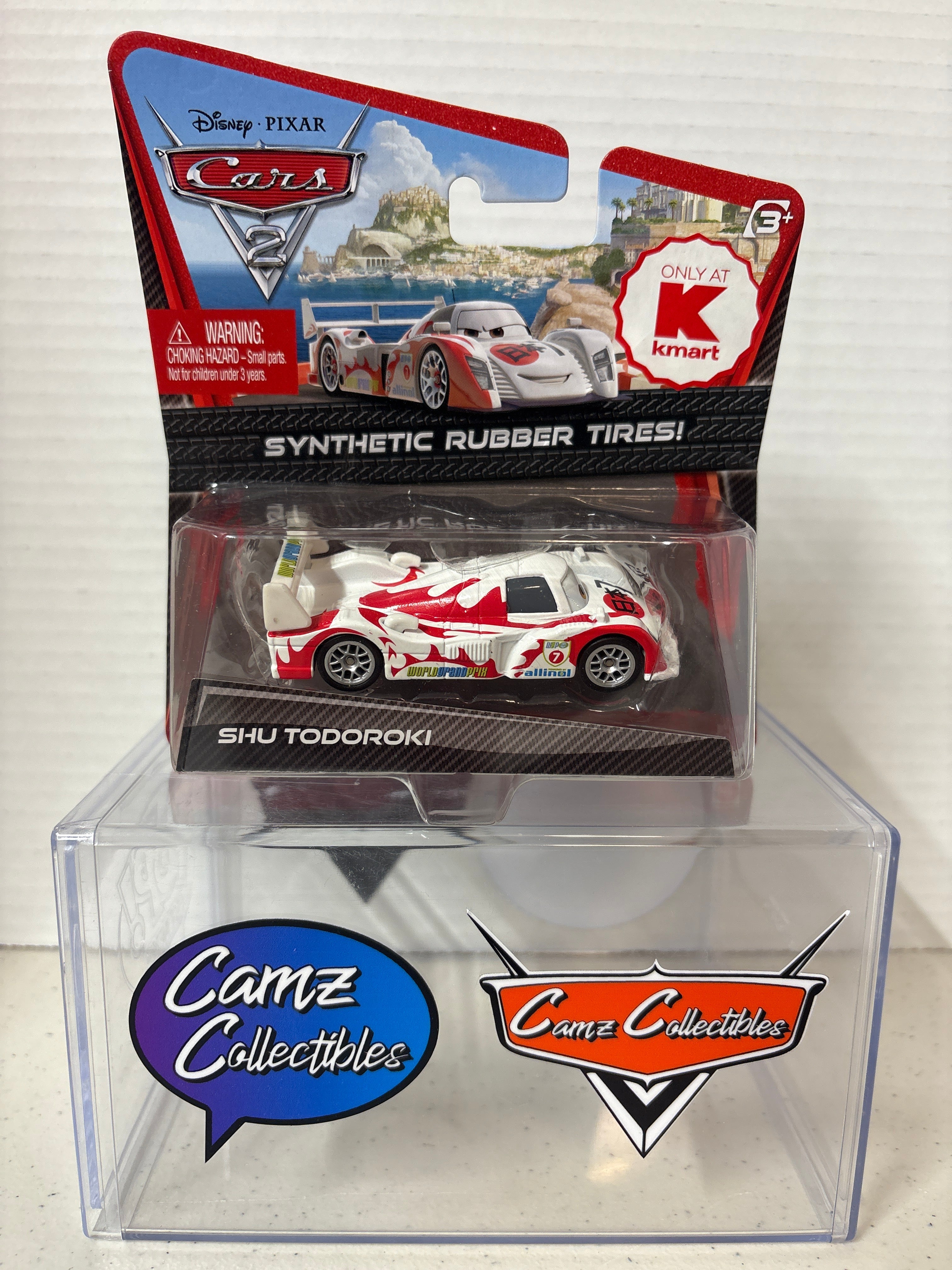 Disney Pixar Cars 2 Shu Todoroki Kmart Exclusive Rubber Tires