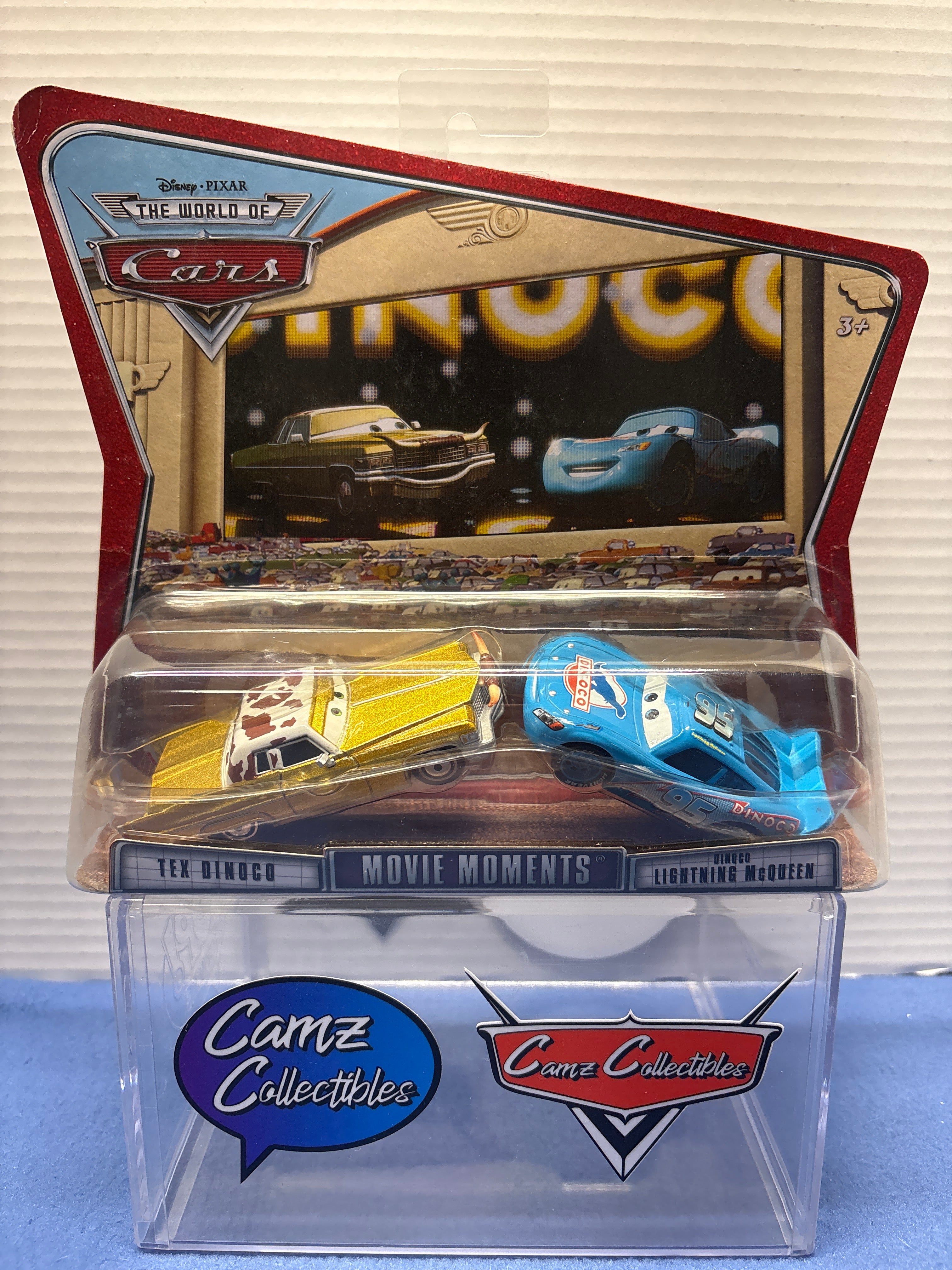 World of Cars Movie Moments Tex Dinoco & Dinoco Lightning McQueen