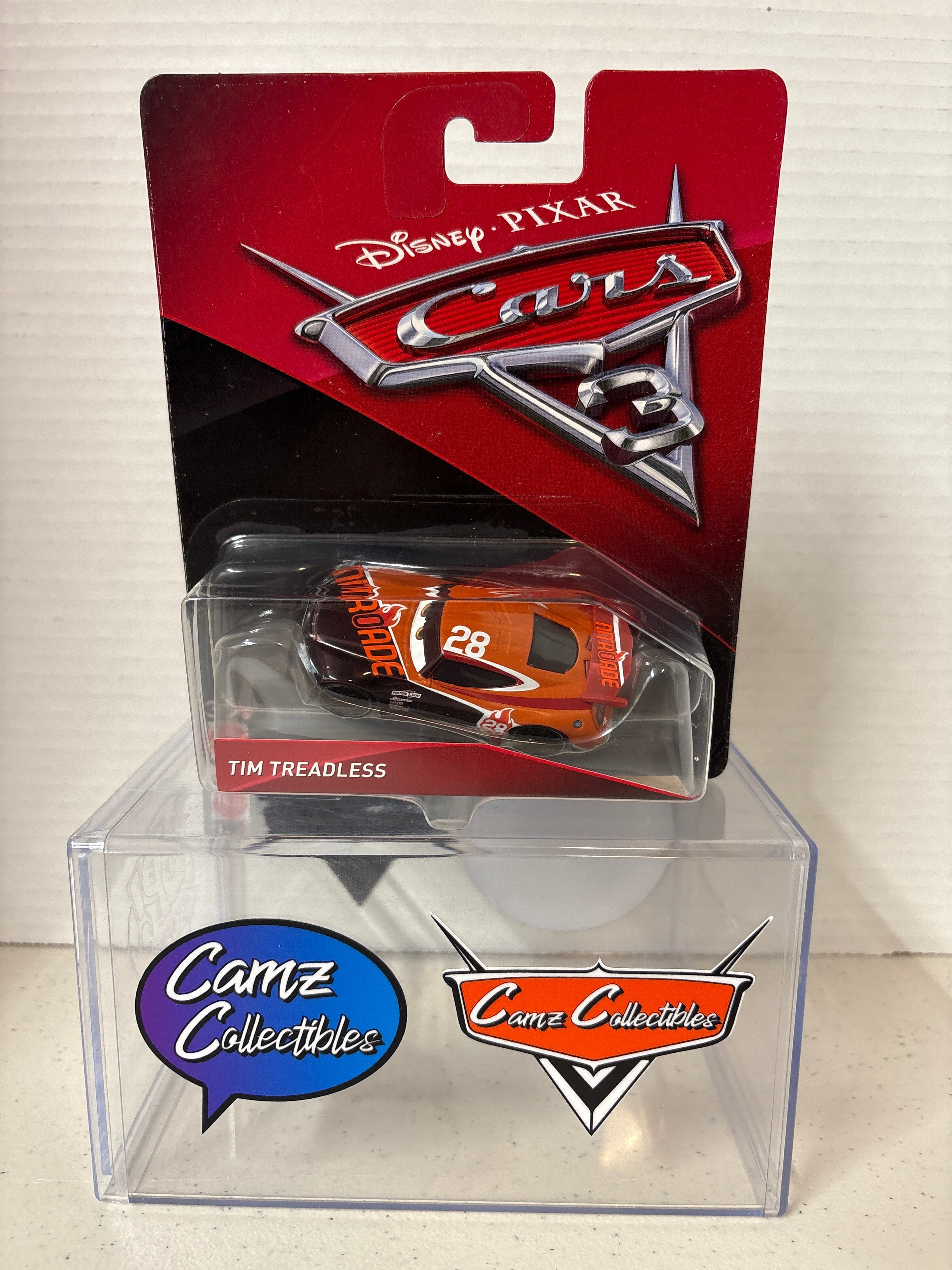 Disney Pixar Cars 3 Tim Treadless #28