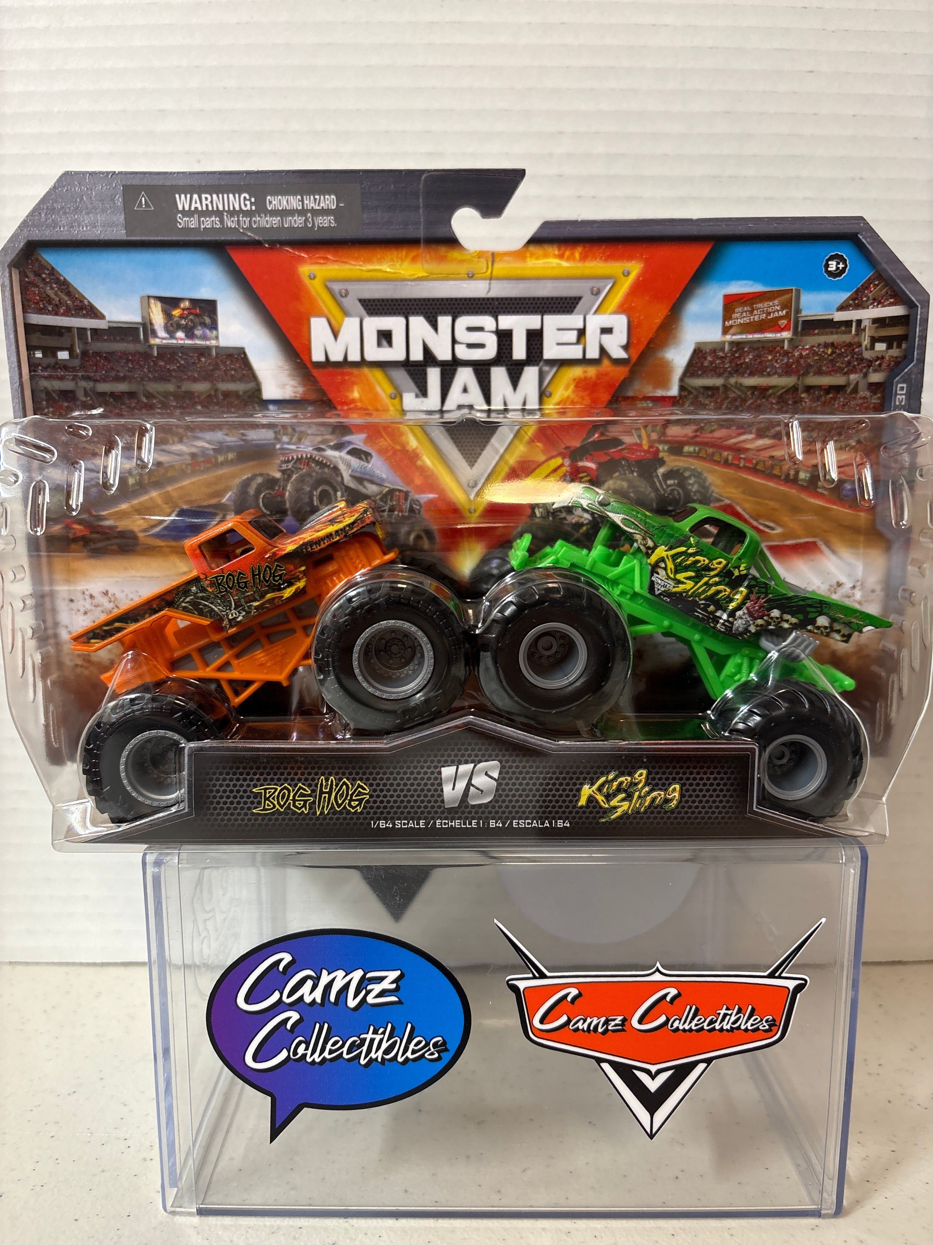 Monster Jam Bog Hog vs King Sling Series 30