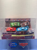 Disney Pixar Cars World of Cars Race and Chase Gift Pack Lightning McQueen, Chick Hicks, The King, Revolting #84