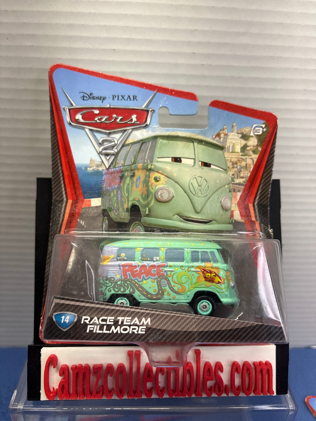 Disney Pixar Cars 2 Bundle of 8 - Rod Torque Redline,  Lightning McQueen, Mel Dorado, Race Team Fillmore, Nigel Gearsley, Jeff Gorvette, Francesco Bernoulli, Lewis Hamilton