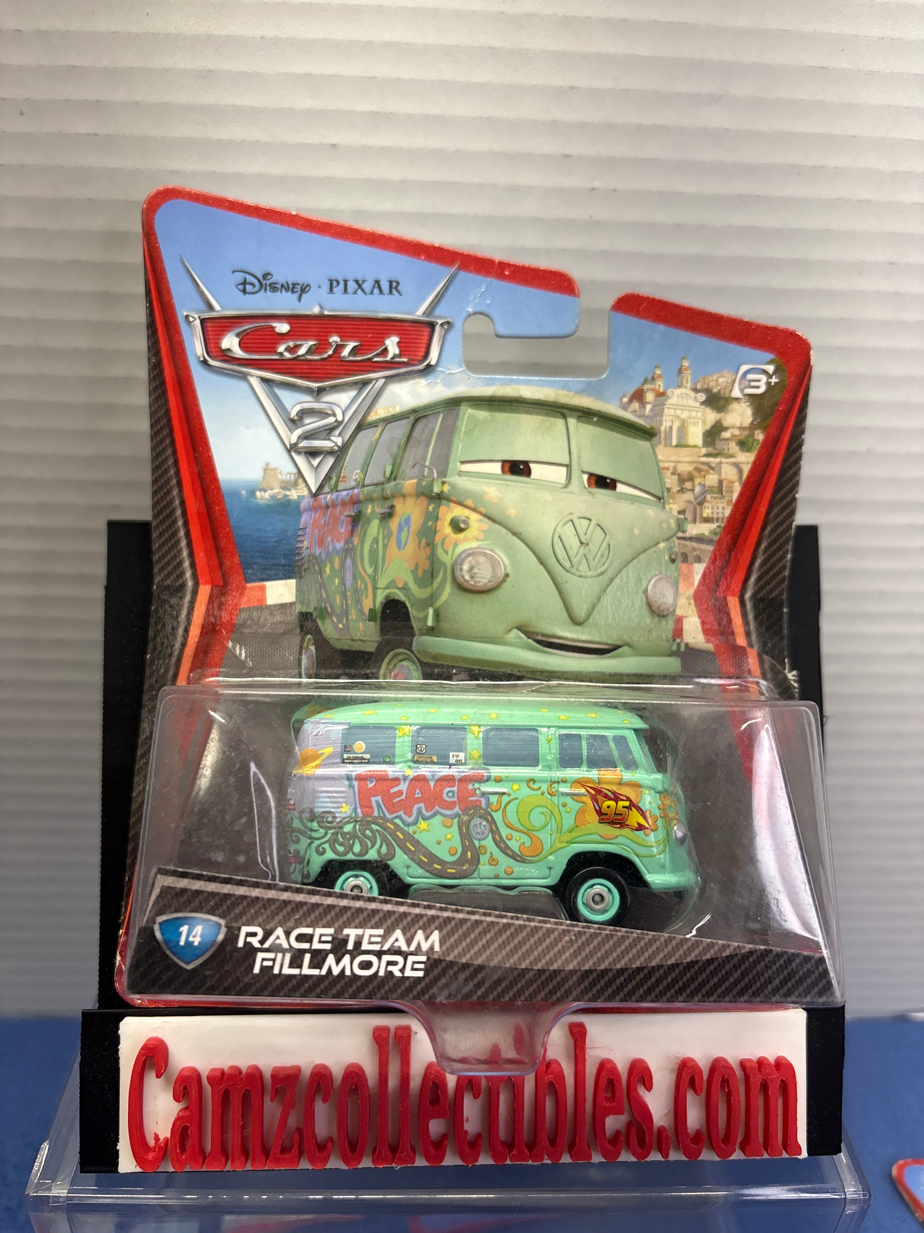 Disney Pixar Cars 2 Bundle of 8 - Rod Torque Redline,  Lightning McQueen, Mel Dorado, Race Team Fillmore, Nigel Gearsley, Jeff Gorvette, Francesco Bernoulli, Lewis Hamilton