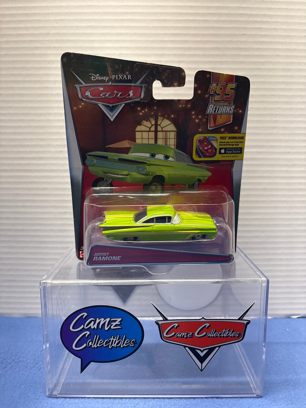 Disney Pixar Cars Artist Ramone #95 returns card