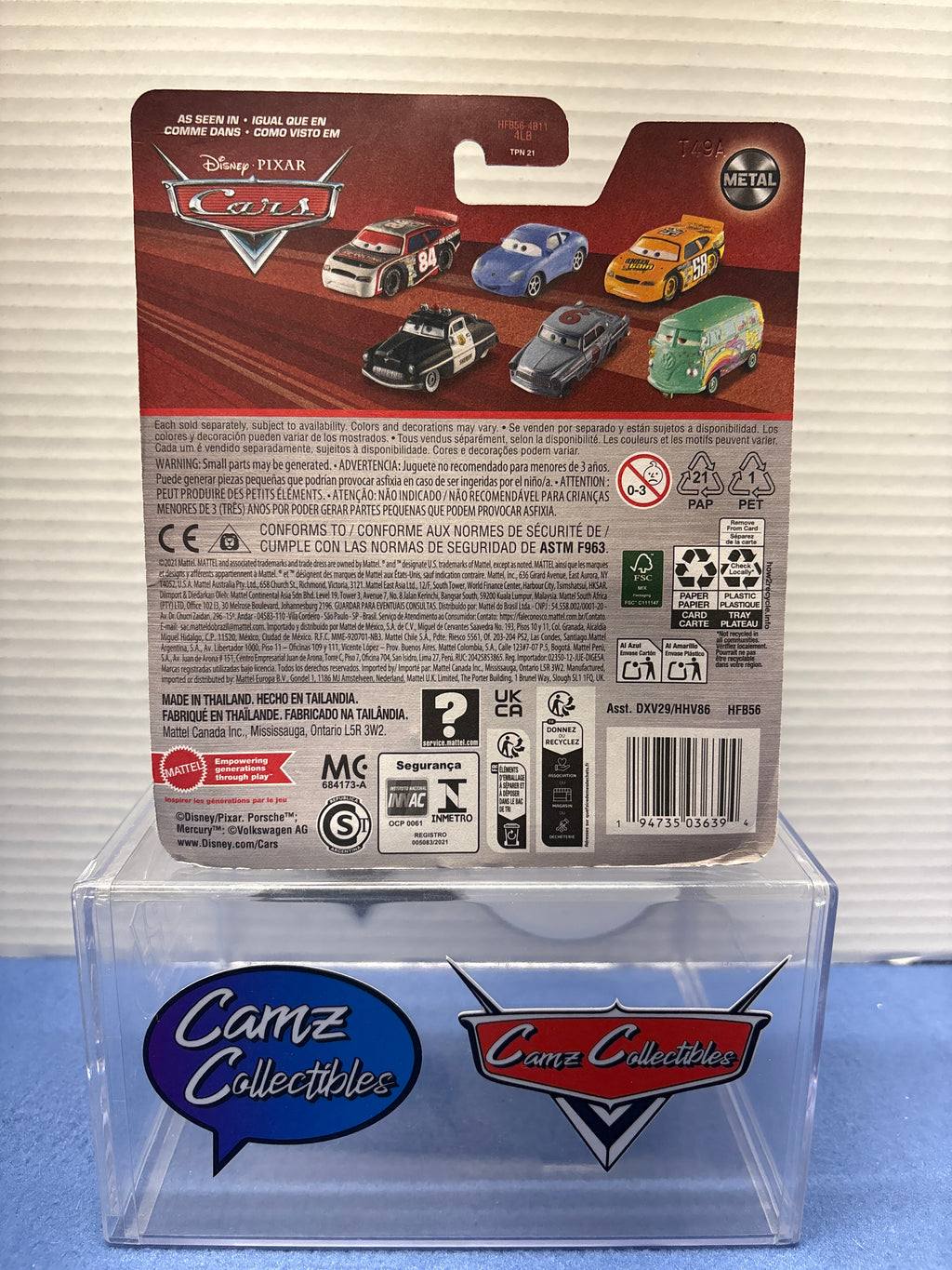 Disney Pixar Cars Jonathan Wrenchwoths on 2021 metal card