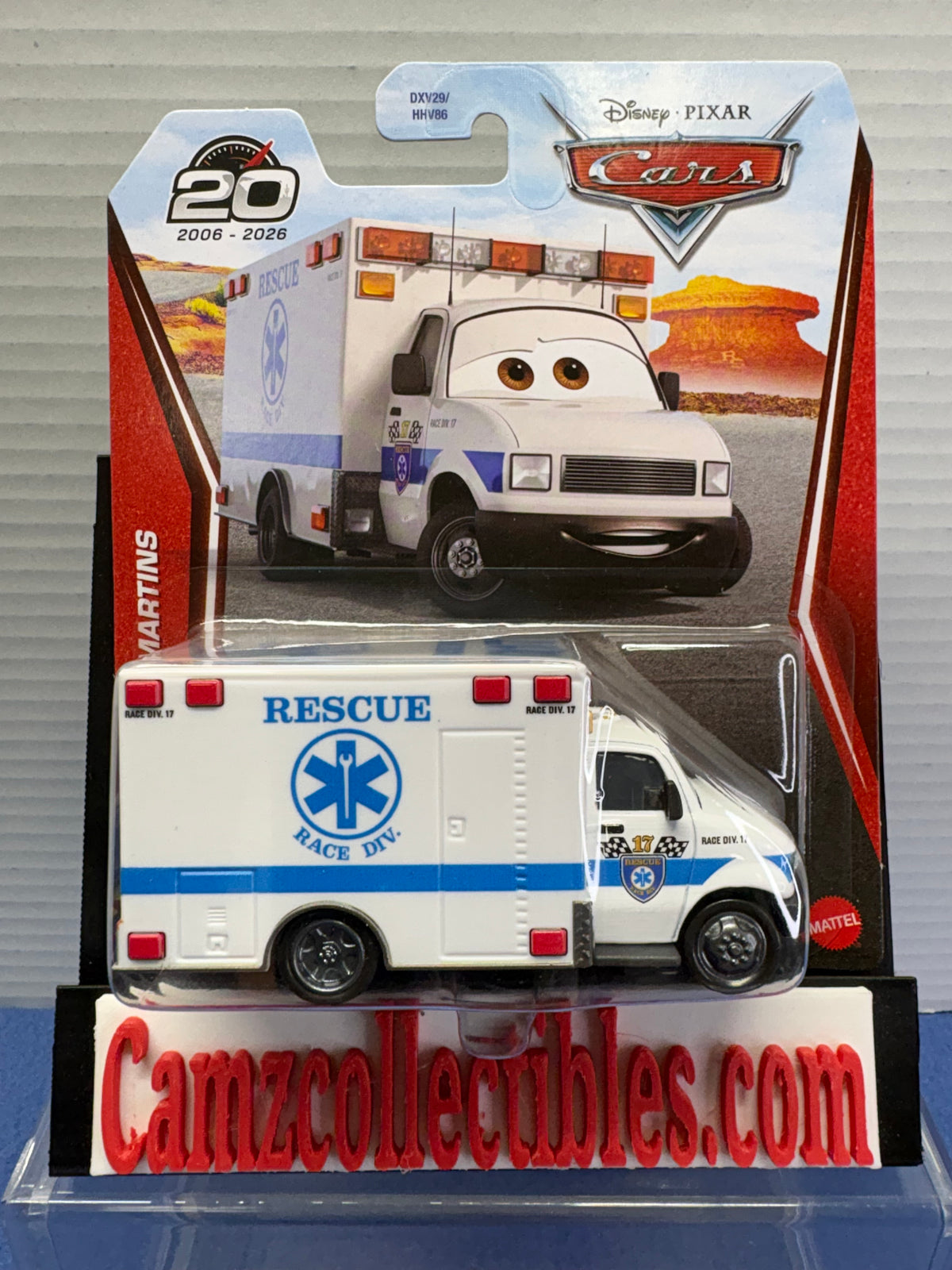 Disney Pixar Cars 20th Anniversary Morgan Martins