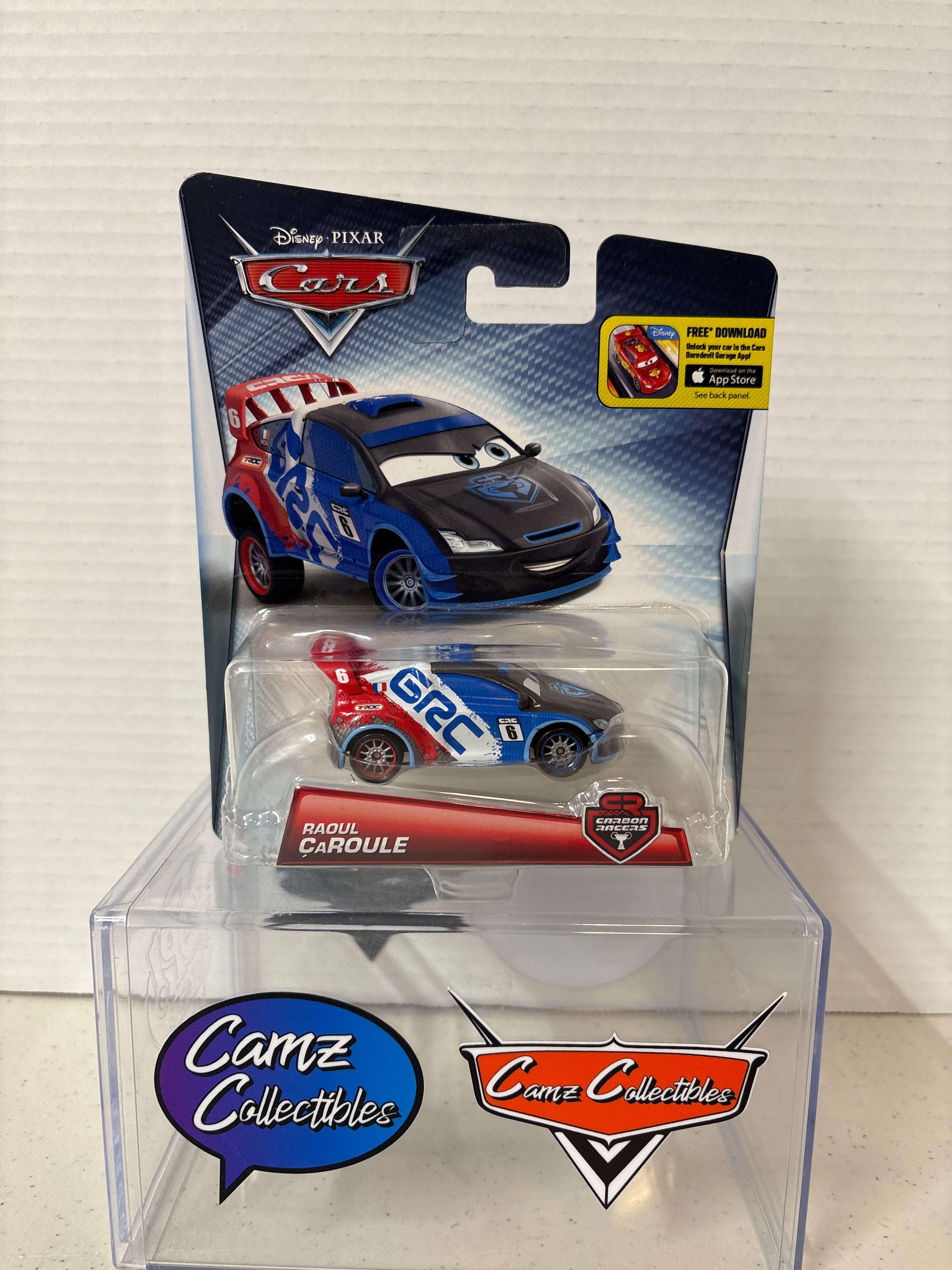 Disney Pixar Cars Raoul Caroule Carbon Racer