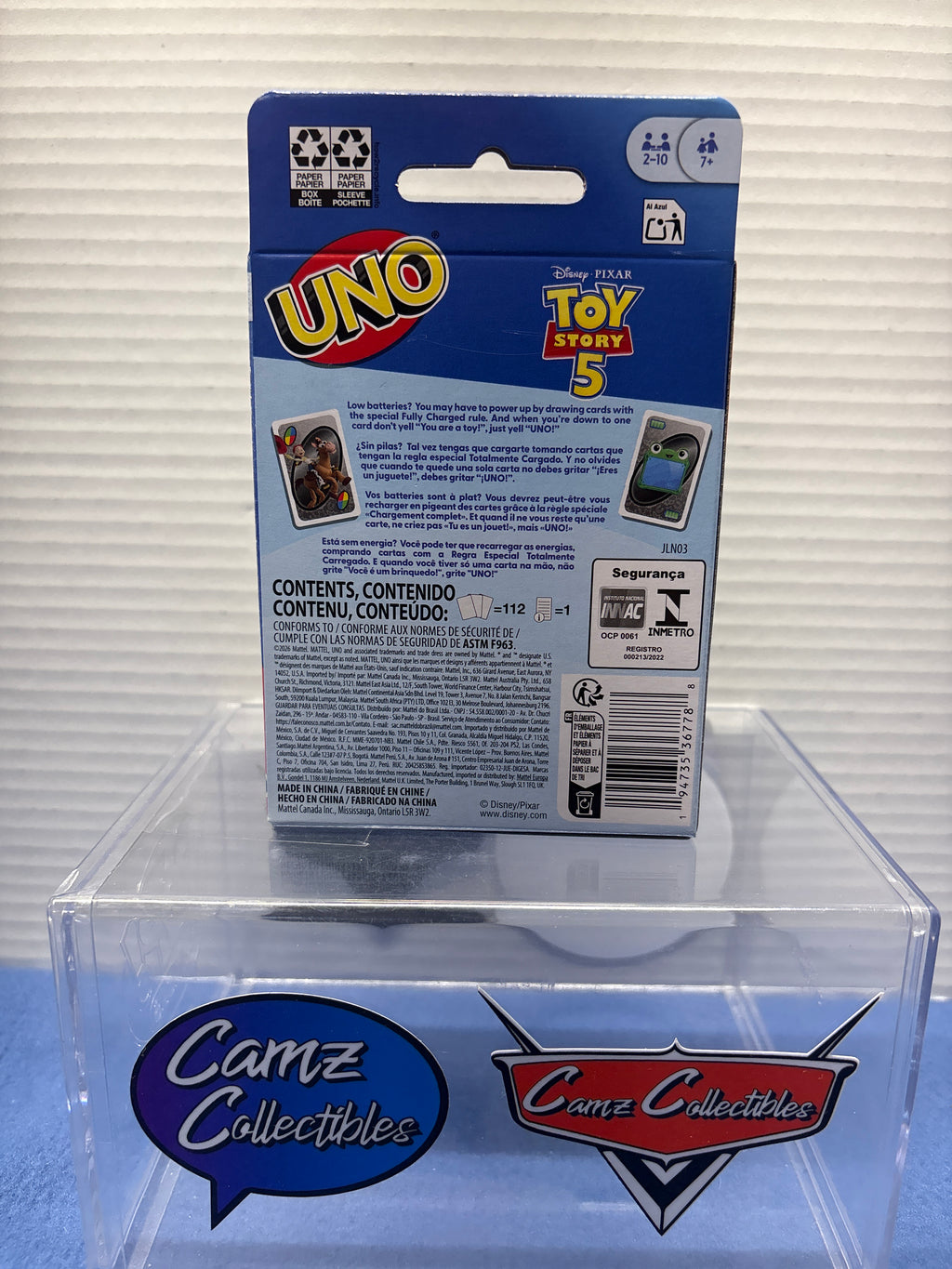 Disney Pixar Toy Story 5 UNO