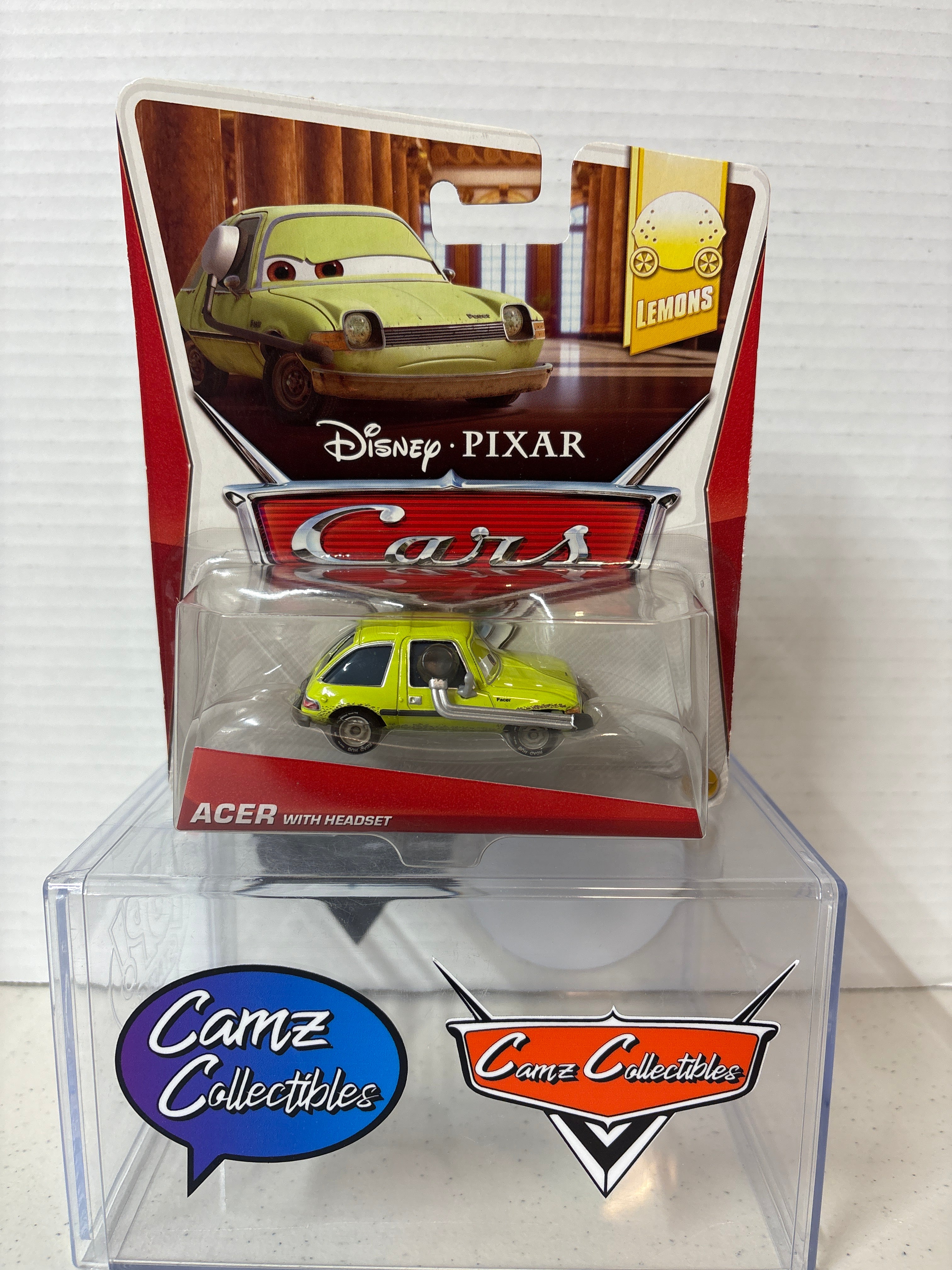 Disney Pixar Cars Acer with Headset Lemons series
