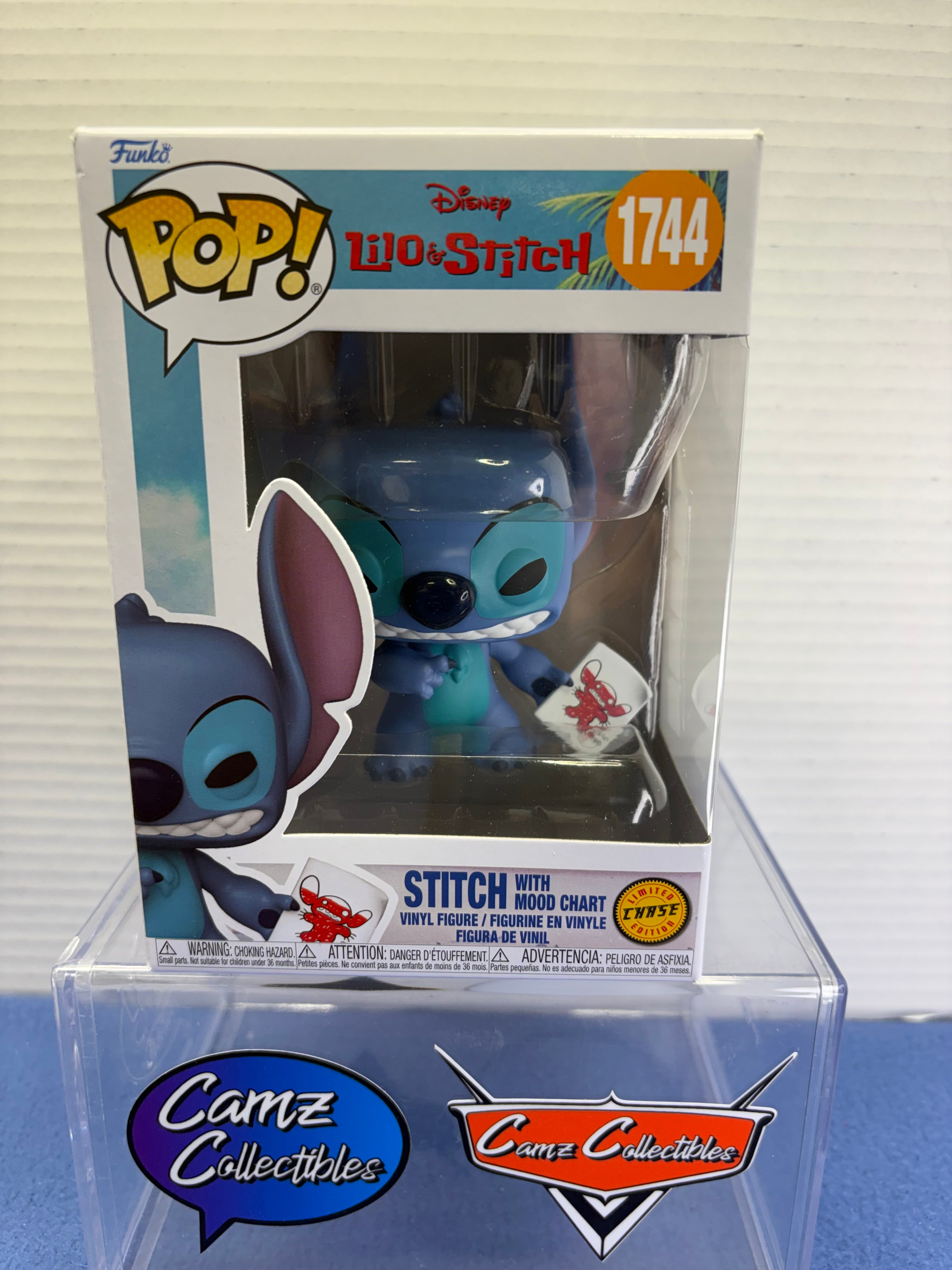Funko Pop Disney Lilo & Stitch Stitch with Mood Chart #1744 (Chase)