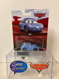 Disney Pixar Cars Sally 2026 release on 2021 metal card